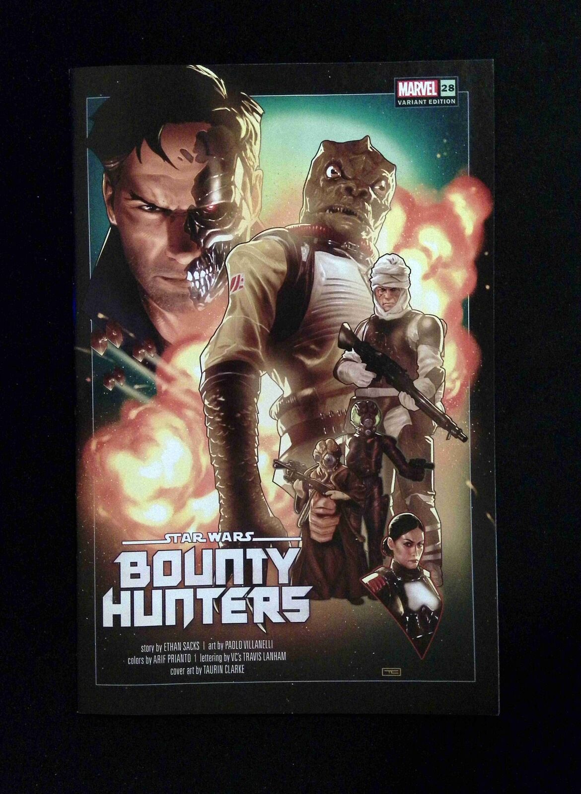 Star Wars Bounty Hunters #28C Marvel Comics 2023 NM Clarke Variant