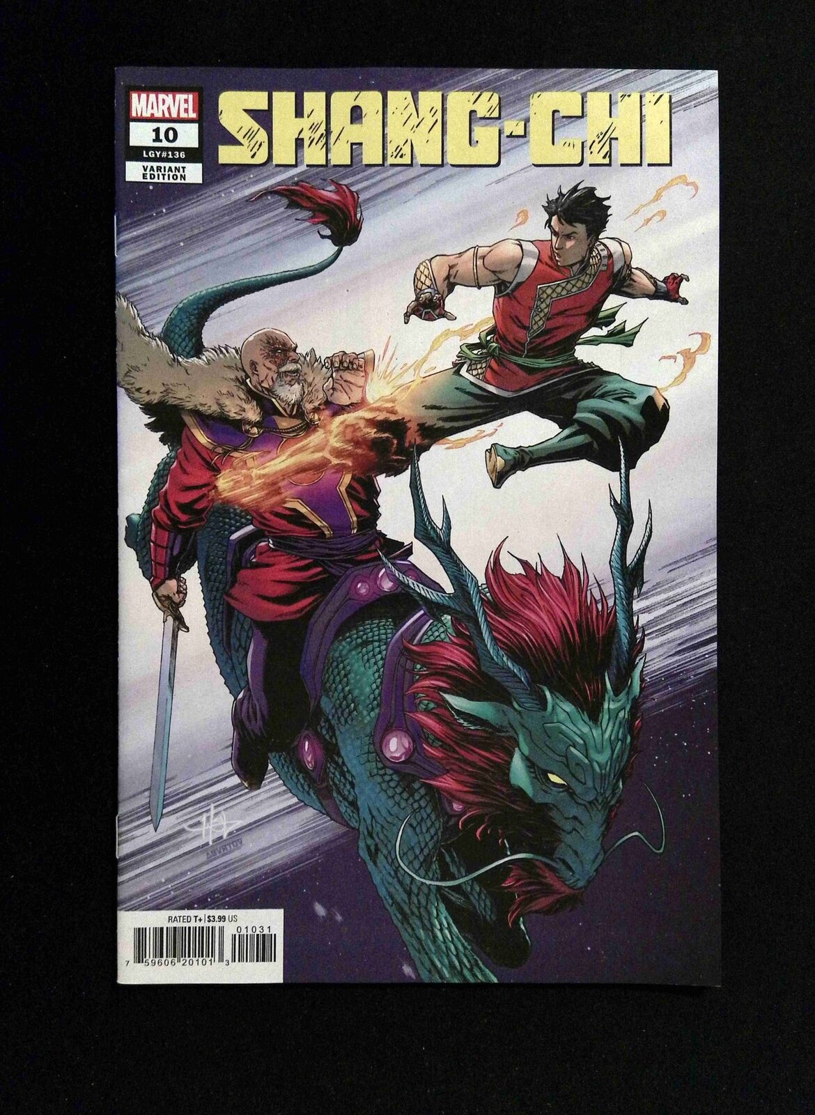 Shang-Chi #10C Marvel Comics 2022 NM- Creees Lee Variant