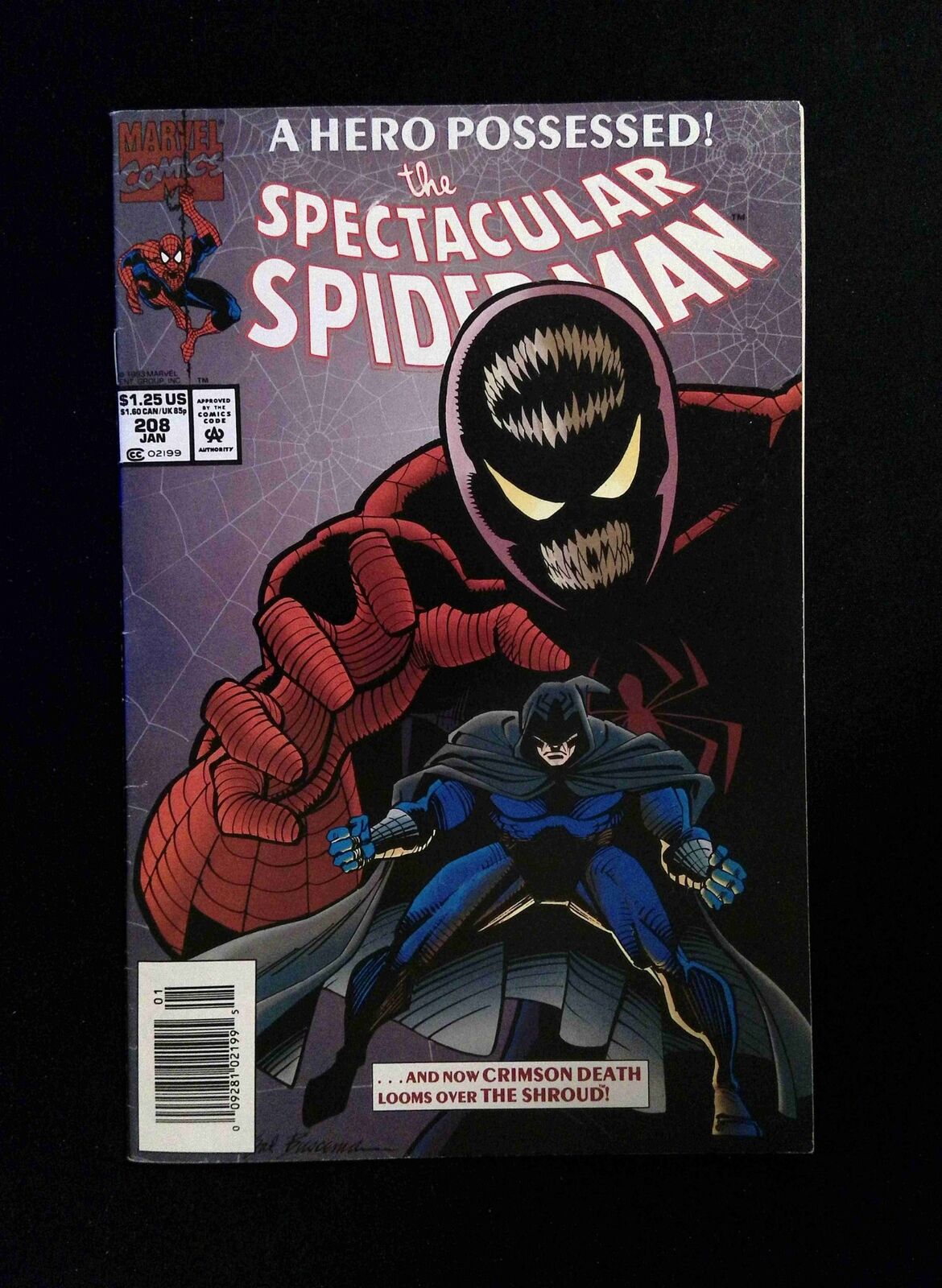 Spectacular Spider-Man #208 Marvel Comics 1994 VF- Newsstand