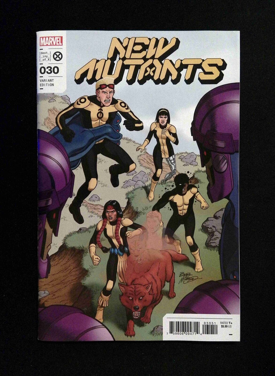 New Mutants #30E Marvel Comics 2022 VF+ McLeod Variant