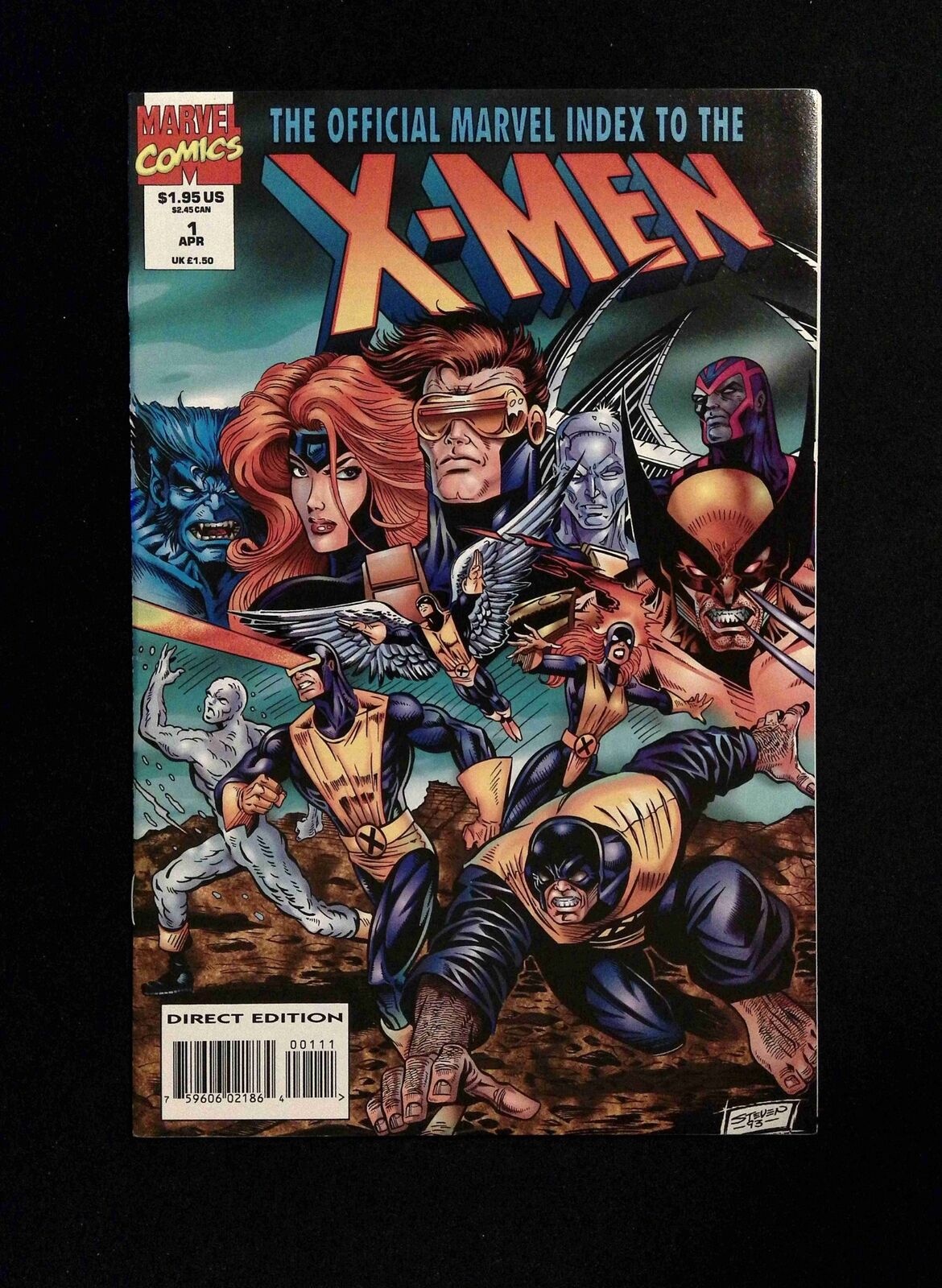 Official Marvel Index To The X-Men #1 Marvel Comics 1994 VF/NM