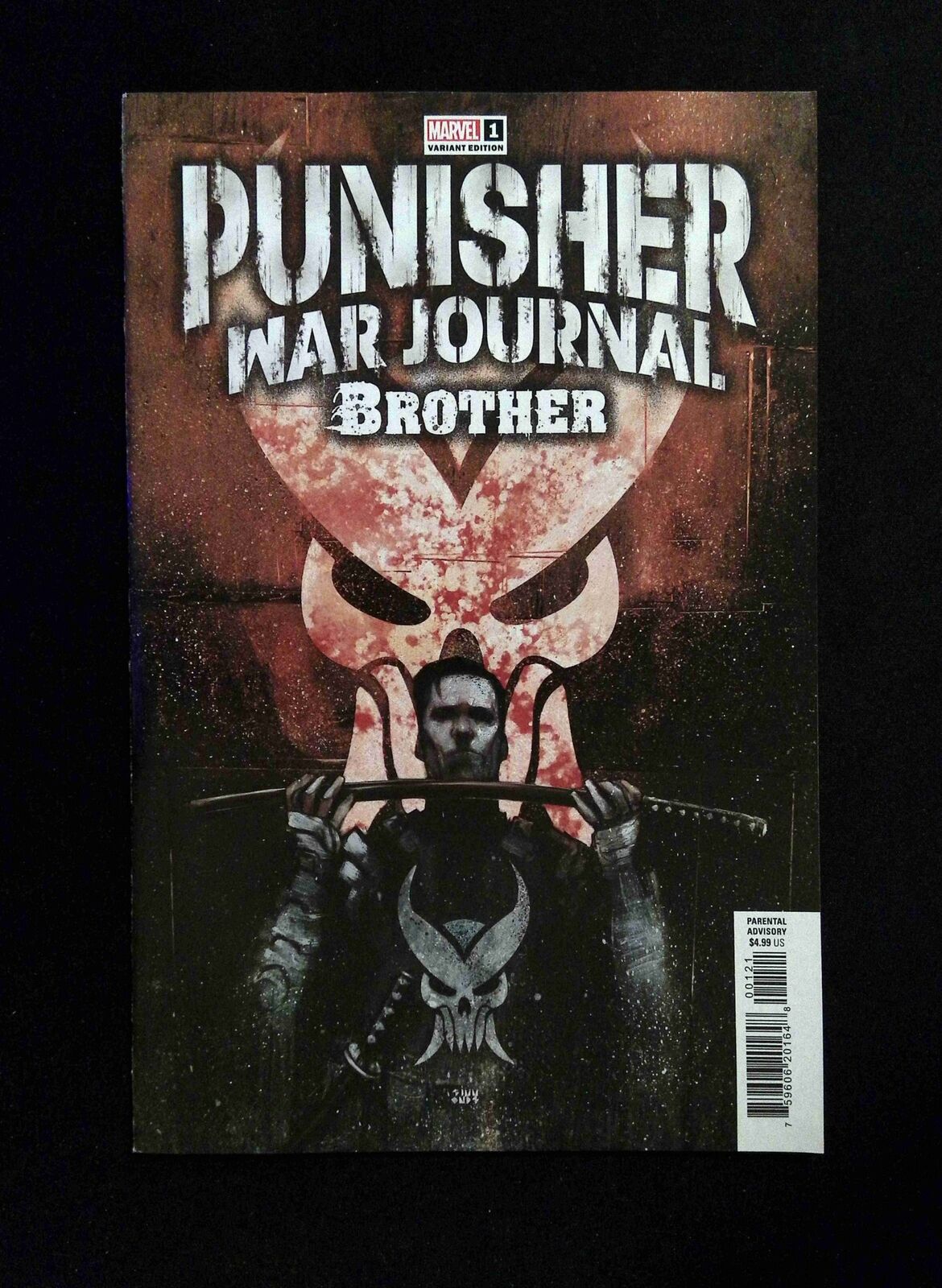 Punisher War Journal Brother #1B Marvel Comics 2022 VF/NM Simmonds Variant