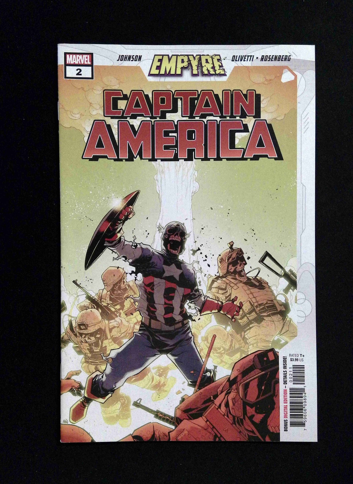 Empyre Captain America #2 Marvel Comics 2020 VF+