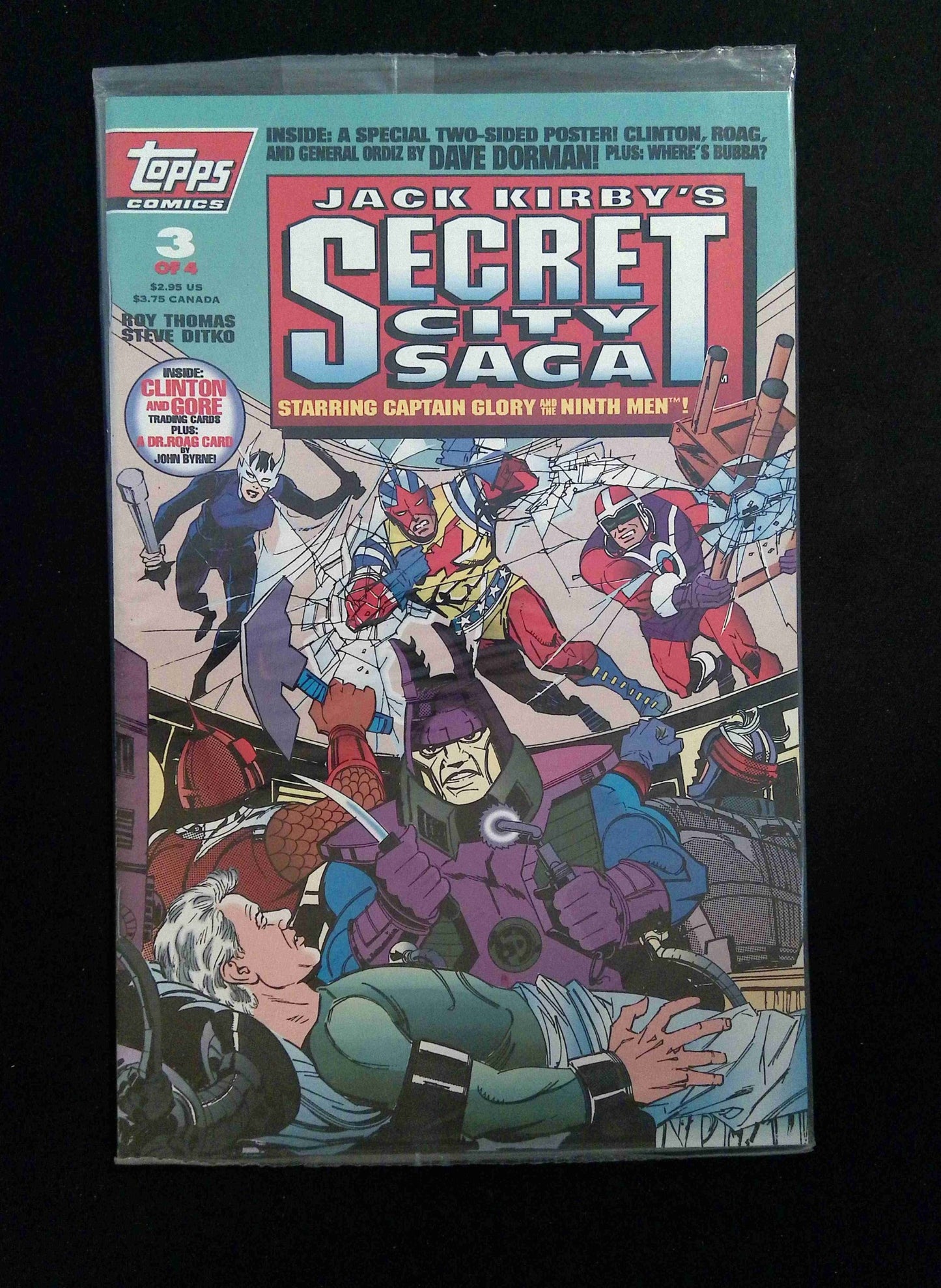 Jack Kirby's Secret City Saga #3 TOPPS Comics 1993 VF/NM