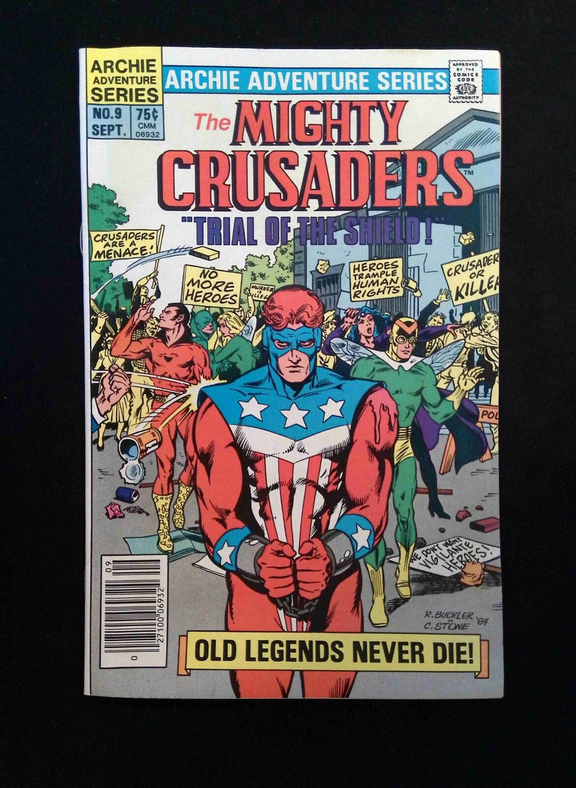 Mighty Crusaders #9 RED CIRCLE / ARCHIE Comics 1984 VF NEWSSTAND