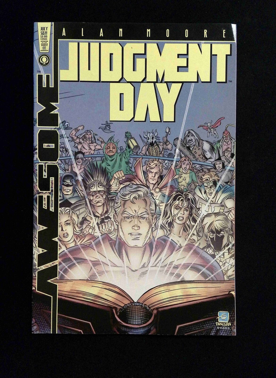 Judgment Day #2B AWESOME Comics 1997 VF+ Variant Cover