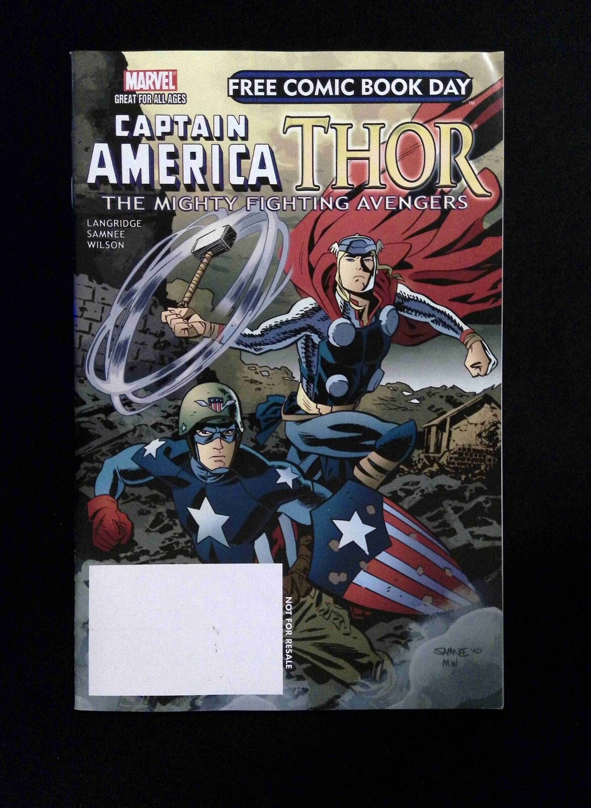 Captain America Thor FCBD #0 MARVEL Comics 2011 VF+