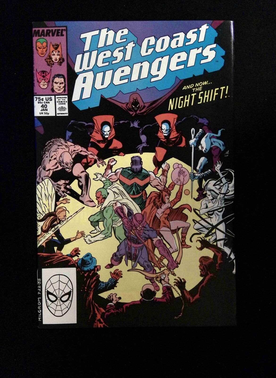 Avengers West Coast #40 MARVEL Comics 1988 VF+