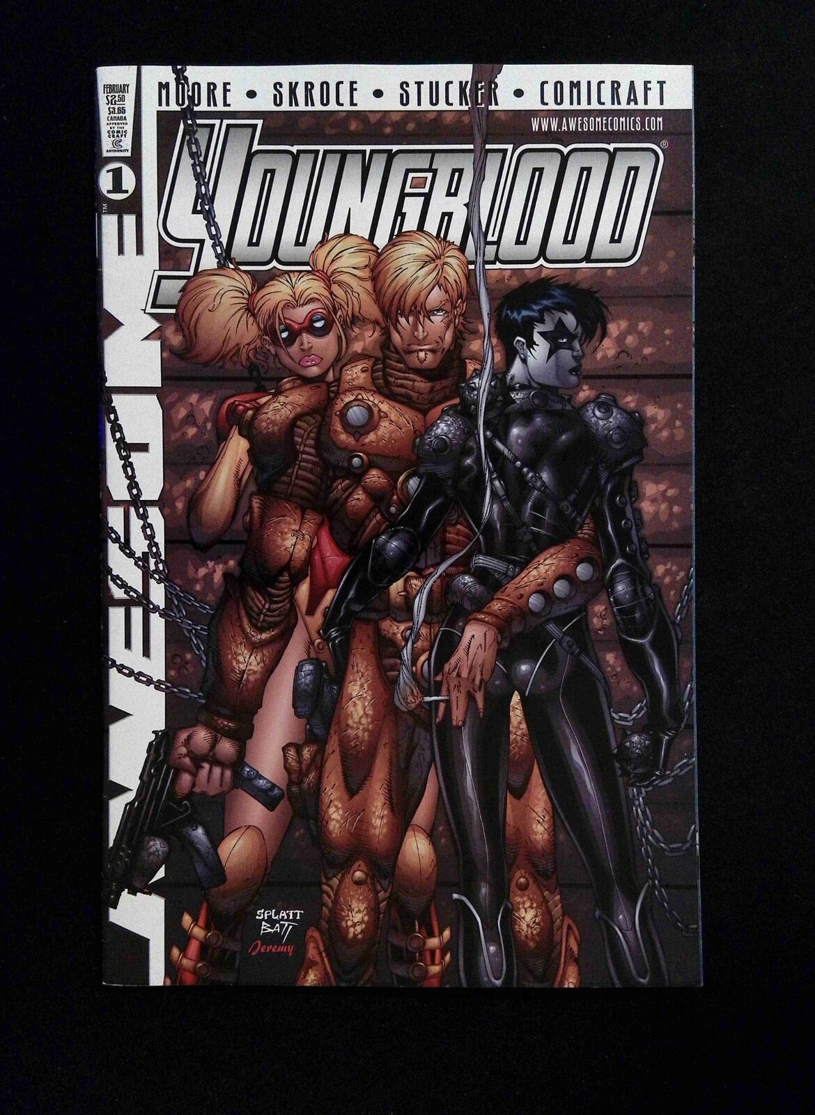 Youngblood #1F AWESOME Comics 1998 VF+ Variant Cover