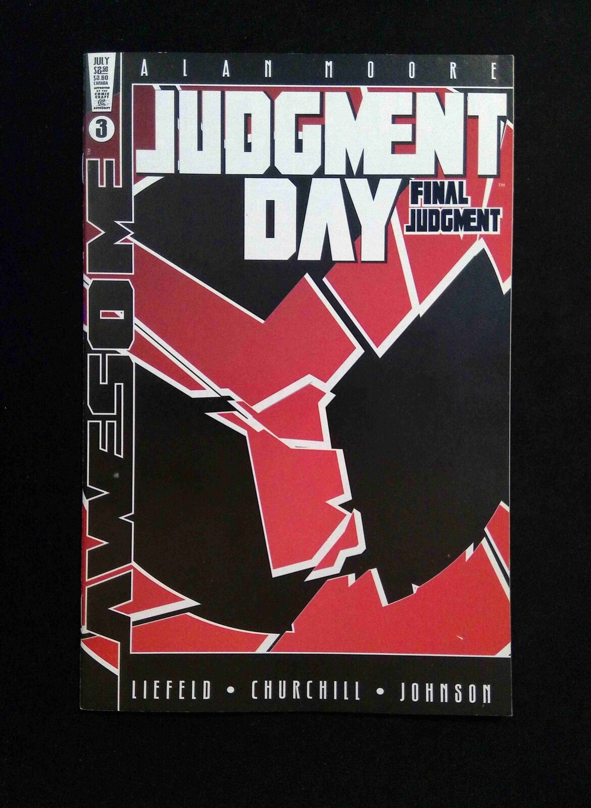 Judgment Day #3 AWASOME Comics 1997 VF+