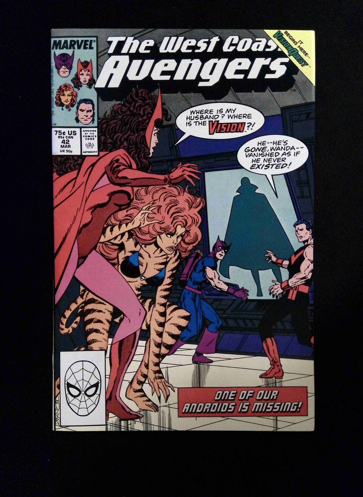 Avengers West Coast #42 MARVEL Comics 1988 VF+