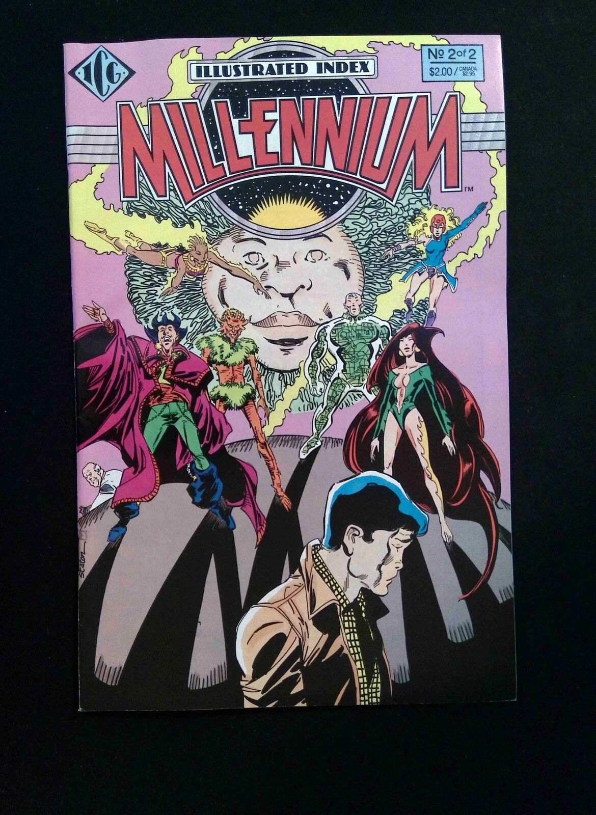 DC Comics Millennium Index #2 ECLIPSE Comics 1988 VF