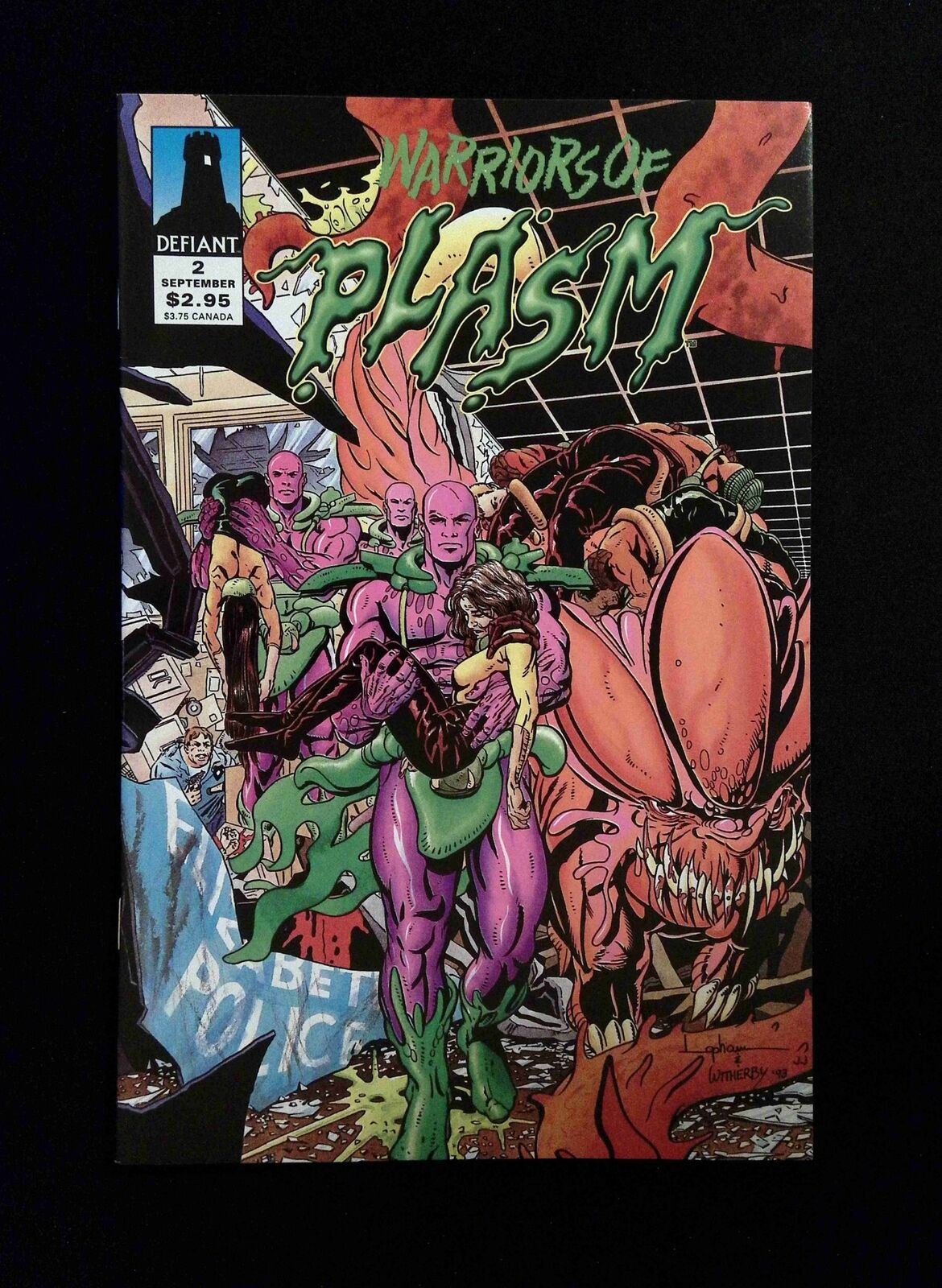 Warriors of Plasm #2 DEFIANT Comics 1993 VF/NM