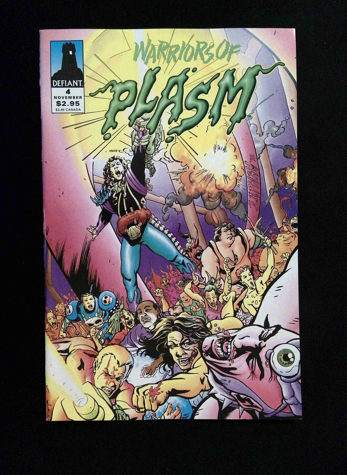 Warriors of Plasm #4 DEFIANT Comics 1993 NM-