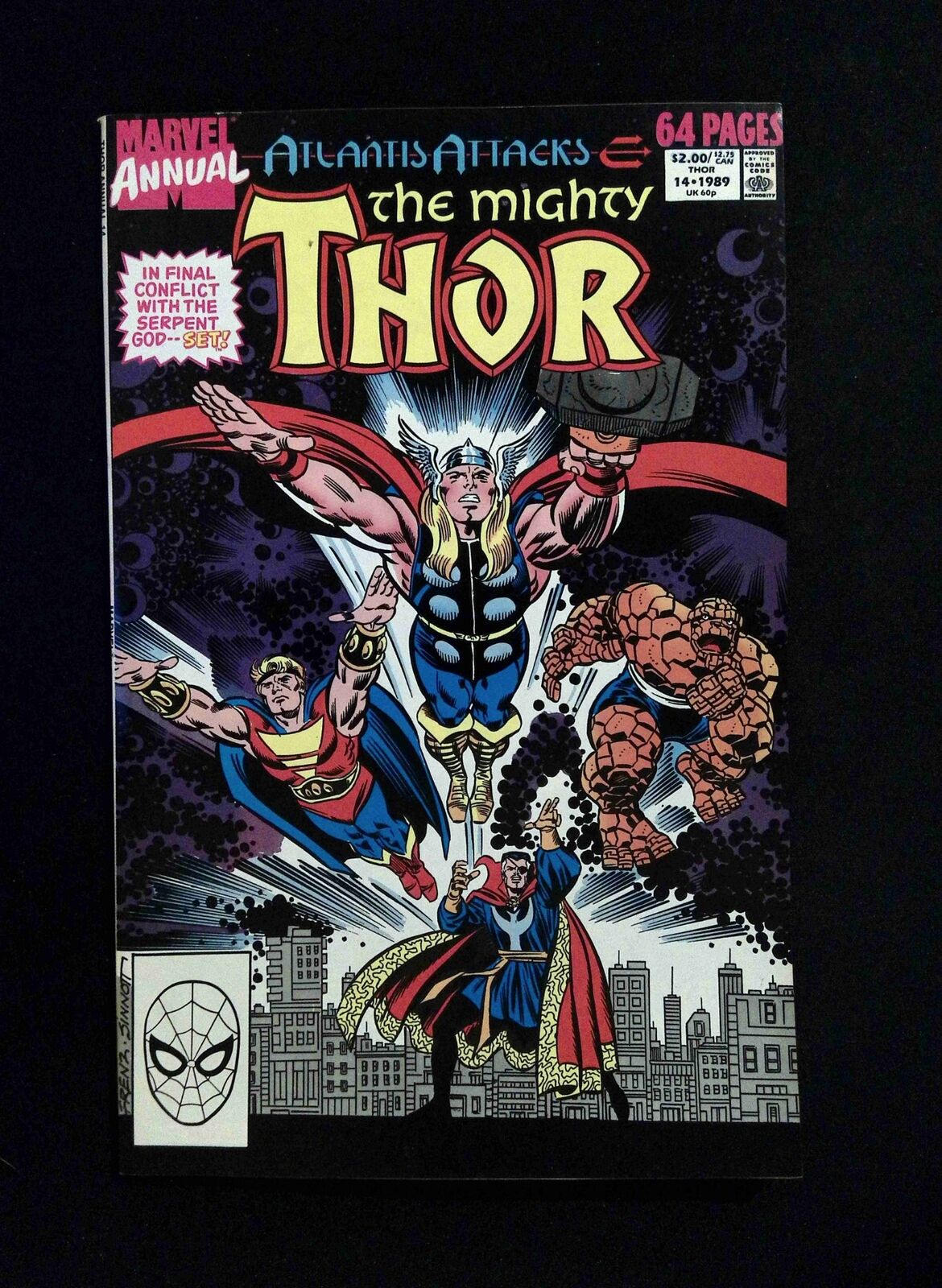 Thor Annual #14 MARVEL Comics 1989 FN/VF