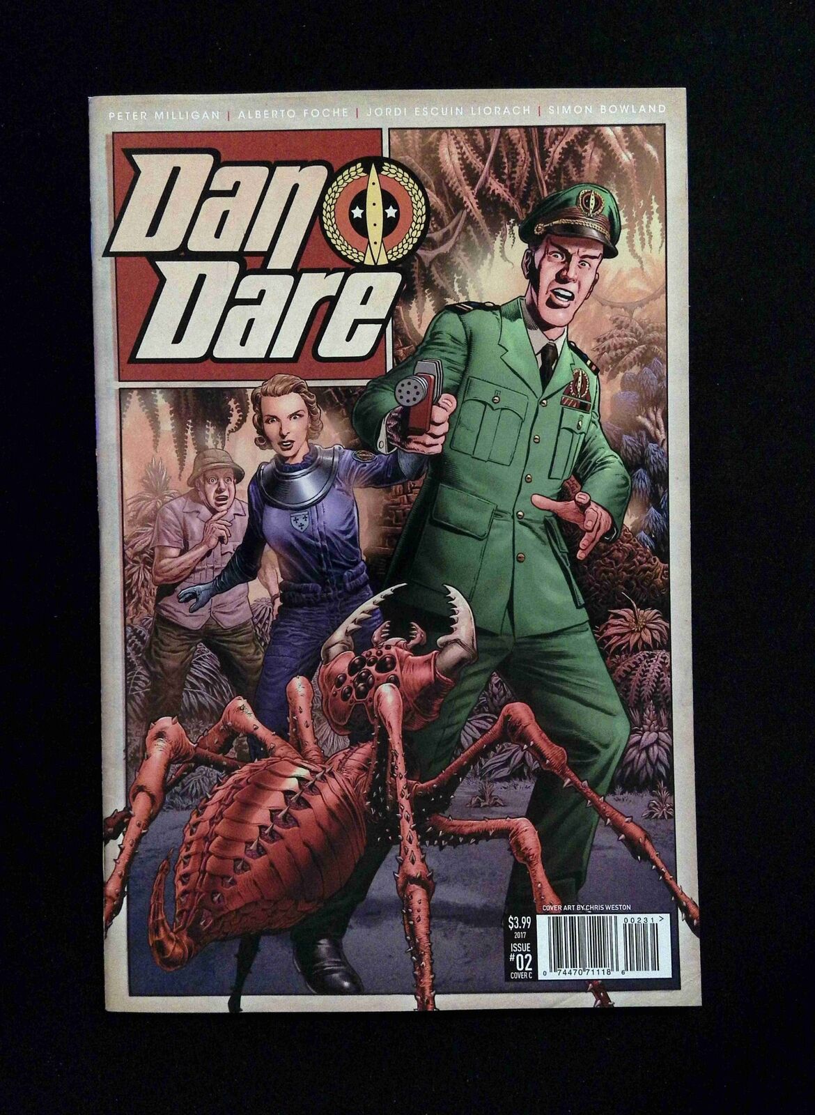 Dan Dare #2C TITAN Comics 2017 VF+ Weston Variant