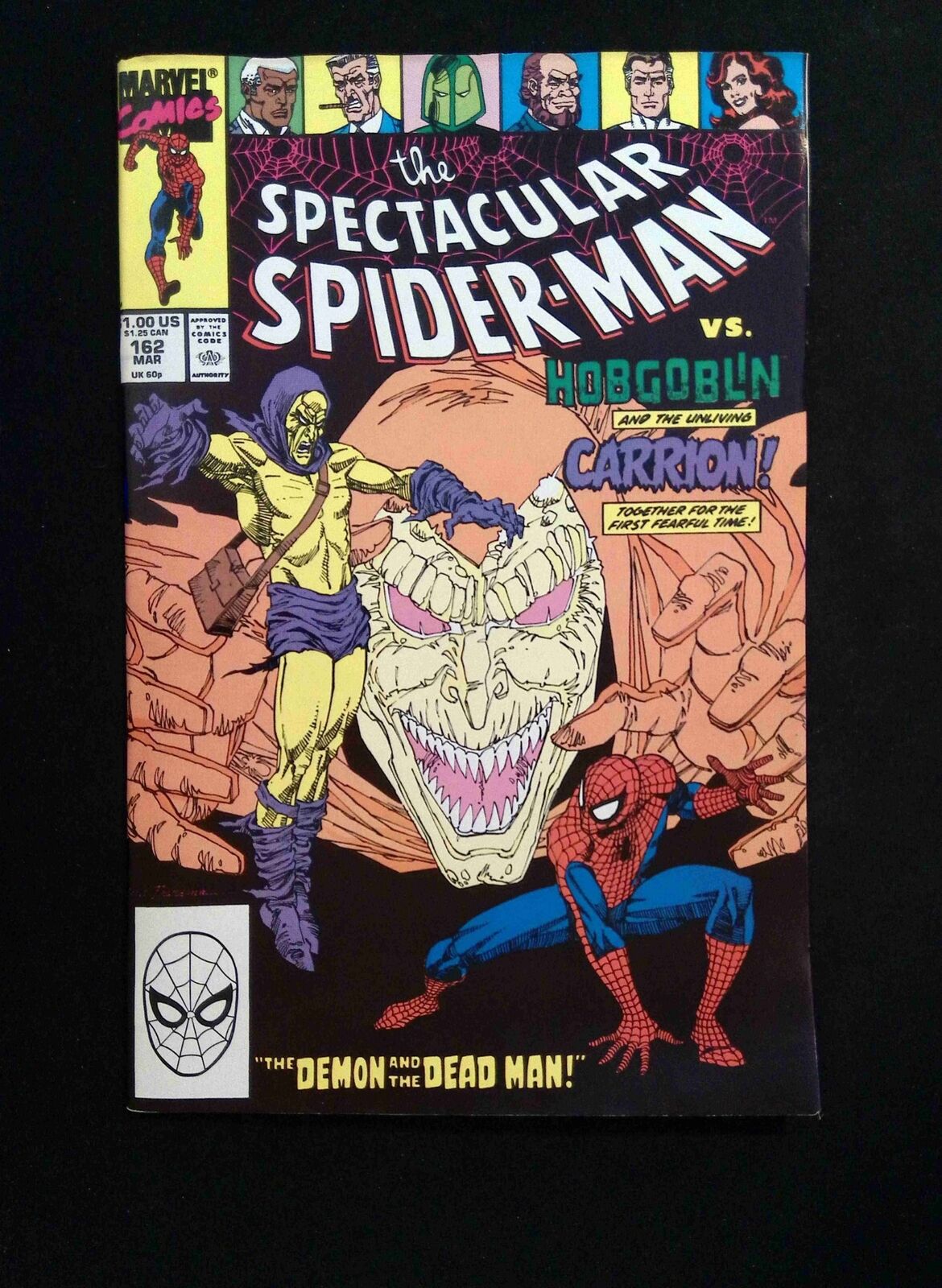 Spectacular Spider-Man #162 MARVEL Comics 1990 FN+