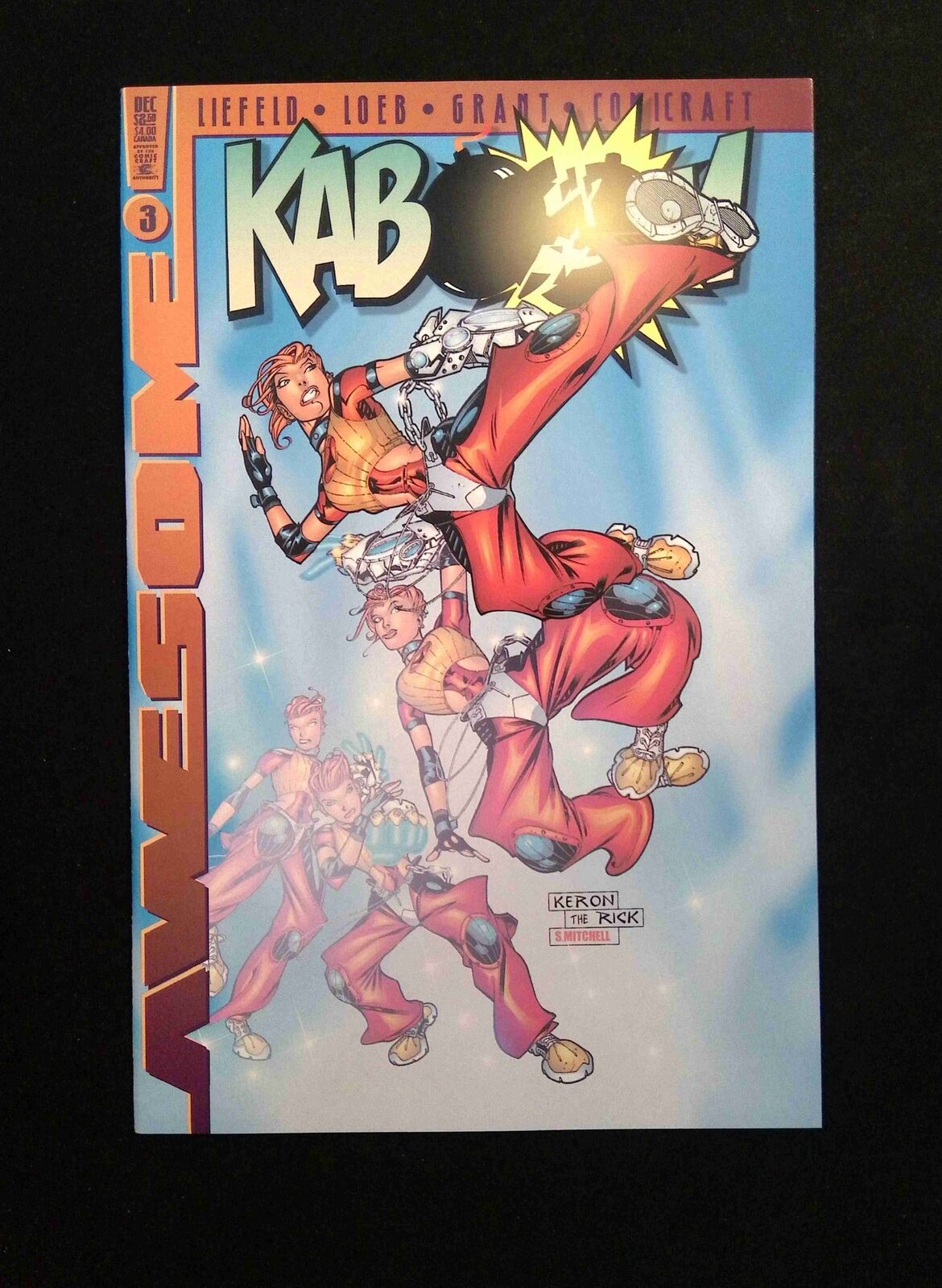 Kaboom #3B (2ND SERIES) AWASOME Comics 1999 VF+ Grant Variant