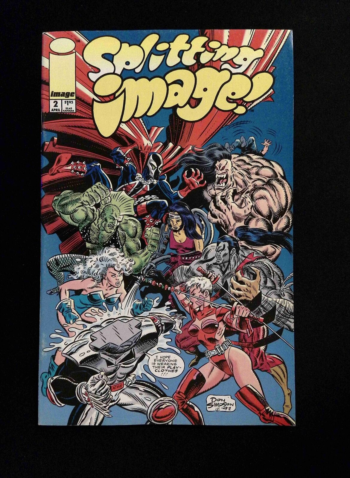 Splitting Image #2 IMAGE Comics 1993 FN/VF