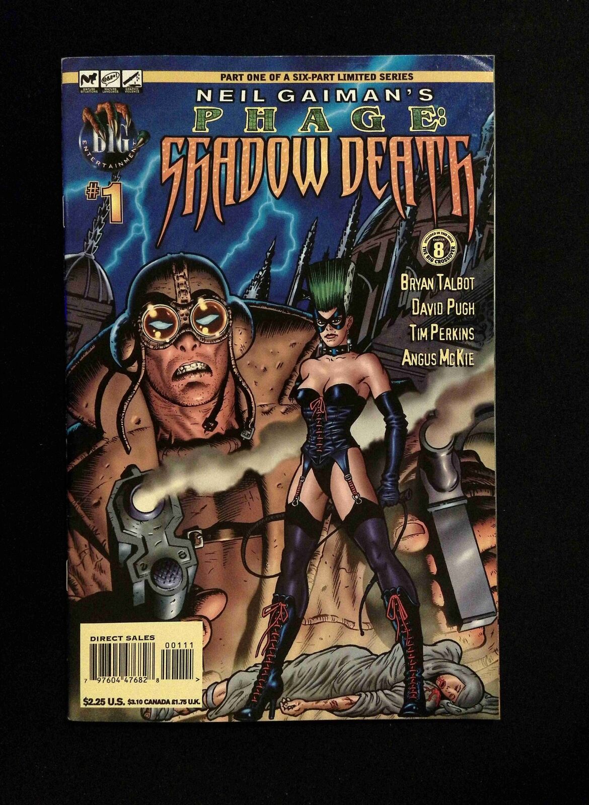 Phage Shadow Death #1 BIG ENTERTAINMENT Comics 1996 VF