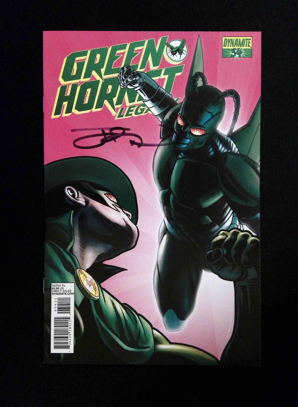 Green Hornet Legacy #34 DYNAMITE Comics 2013 NM- SIGNED BY JAI NITZ