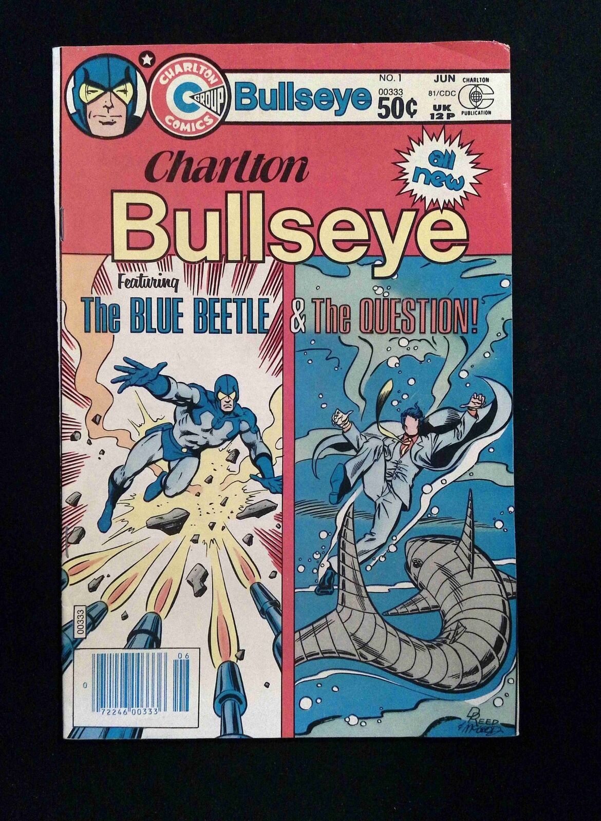 Charlton Bullseye #1 CHARLTON COMICS GROUP Comics 1981 FN NEWSSTAND
