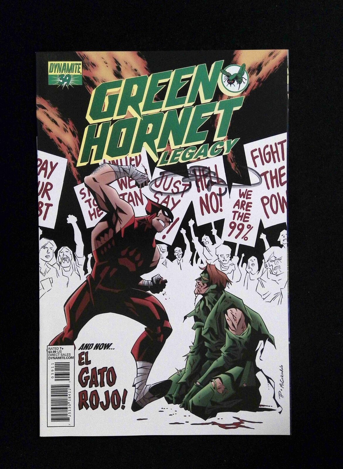 Green Hornet Legacy #39 DYNAMITE Comics 2013 VF/NM SIGNED BY JAI NITZ