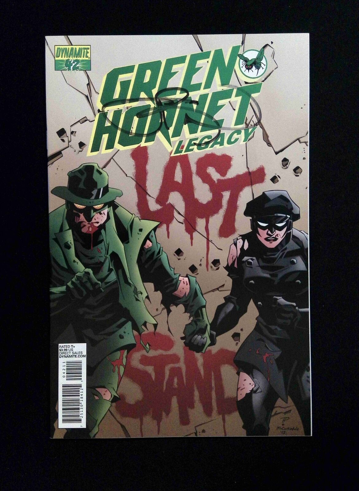 Green Hornet Legacy #42 DYNAMITE Comics 2013 VF+ SIGNED BY JAI NITZ
