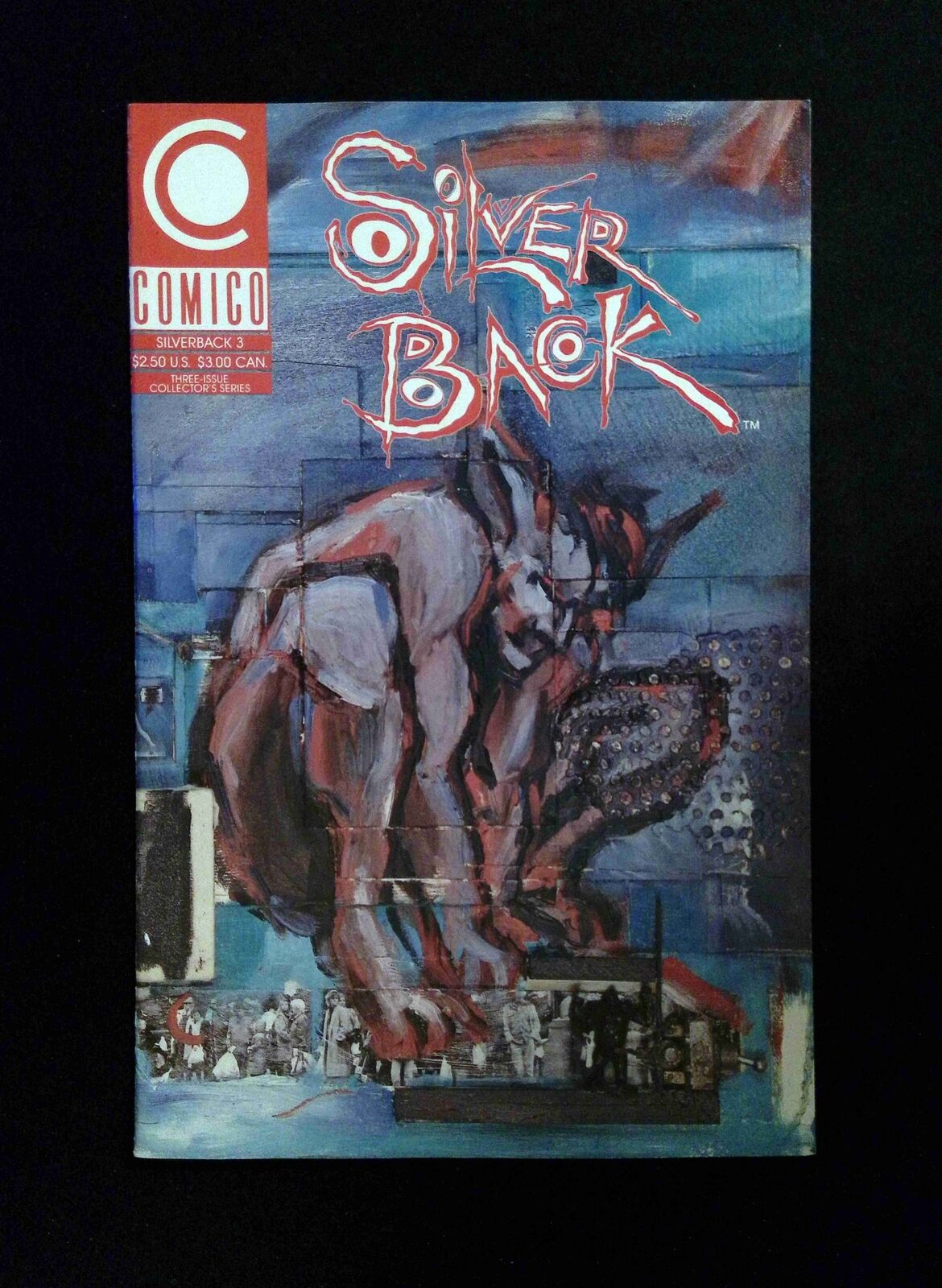 Silverback #3 COMICO Comics 1989 VF+