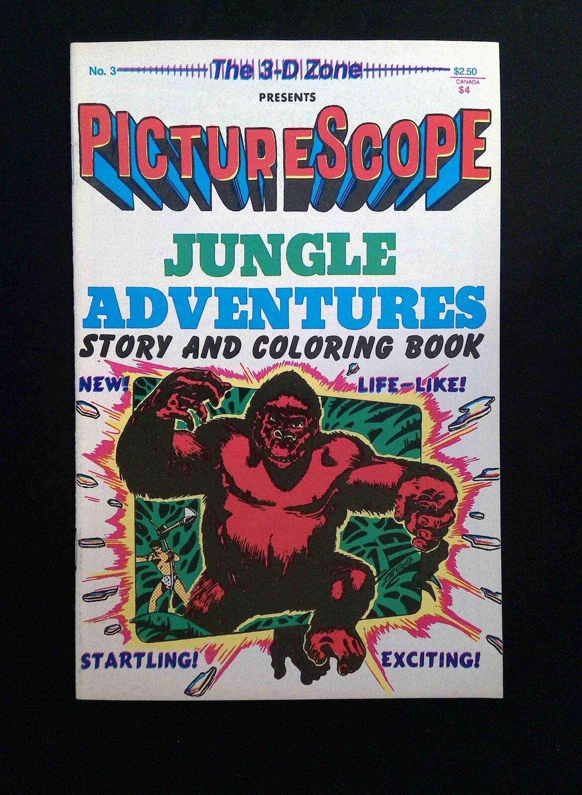 3-D Zone #3 RENEGADE/RAY ZONE Comics 1987 VF