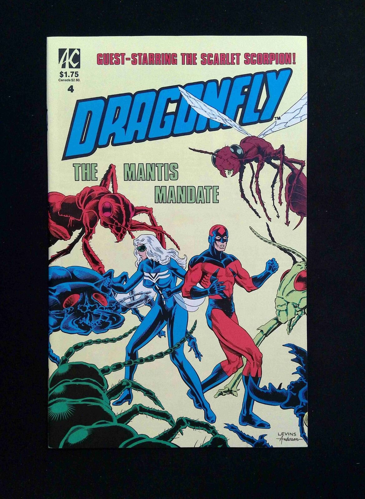 Dragonfly #4 AMERICOMICS Comics 1986 VF/NM