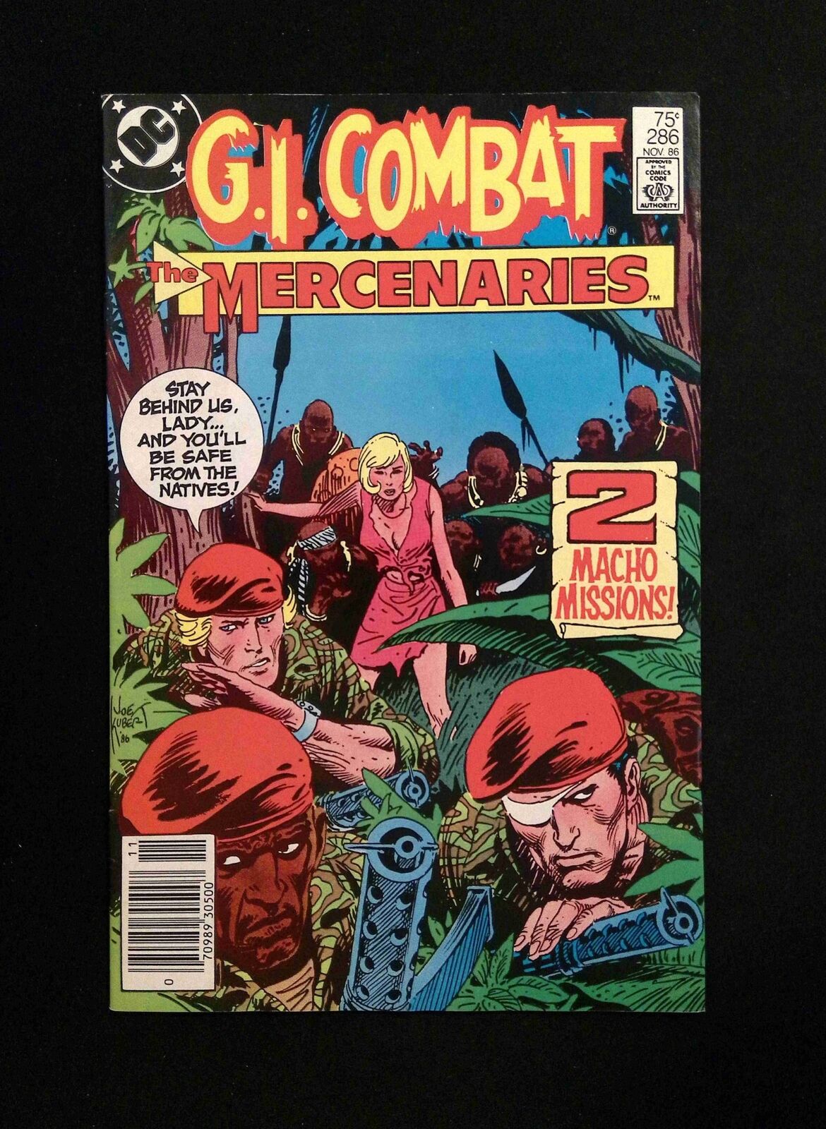 GI Combat #286 DC Comics 1986 FN/VF NEWSSTAND