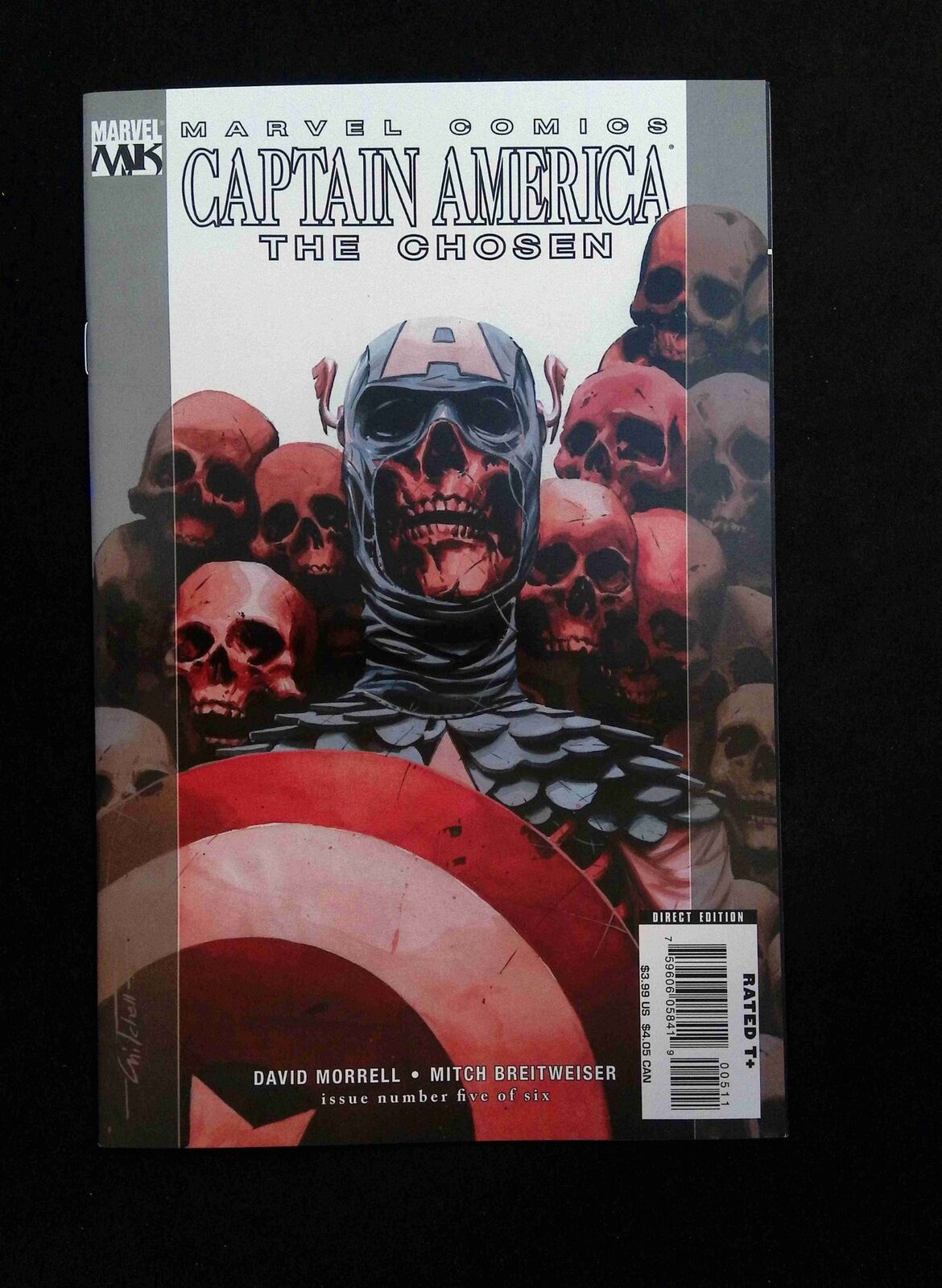Captain America the Chosen #5 MARVEL Comics 2008 NM+