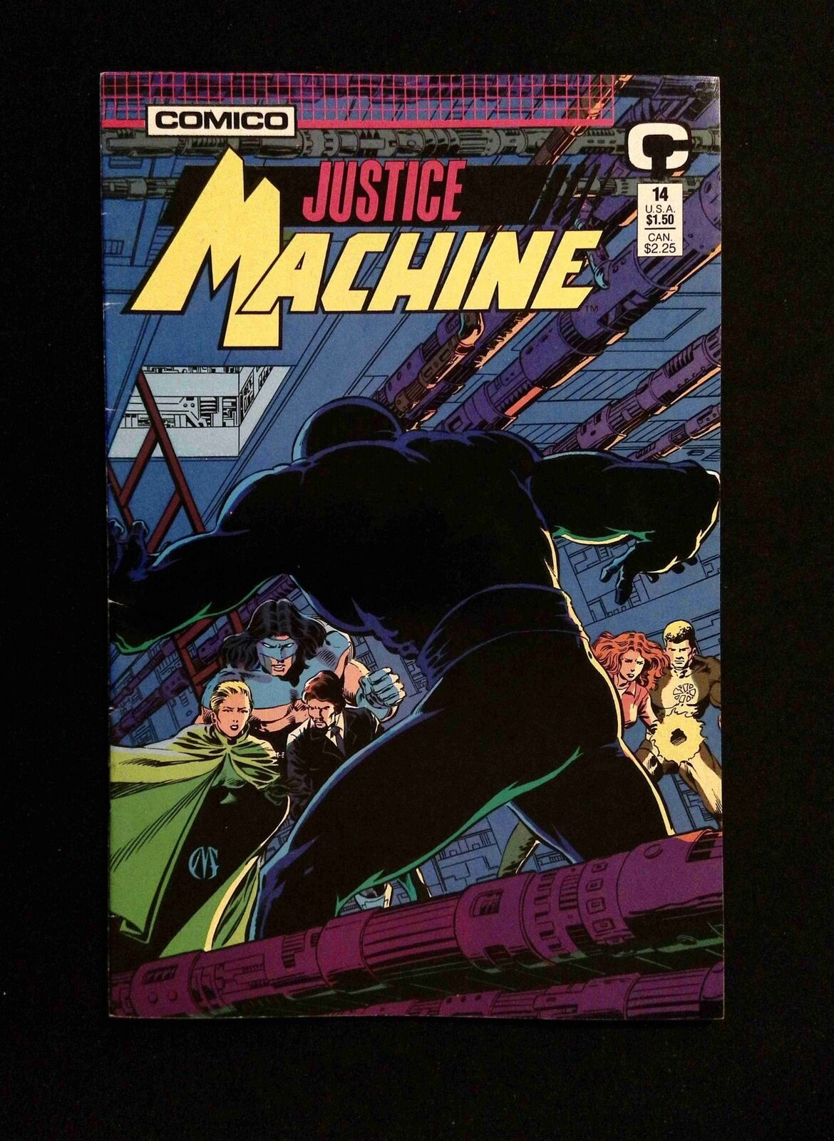 Justice Machine #14 COMICO Comics 1988 FN/VF