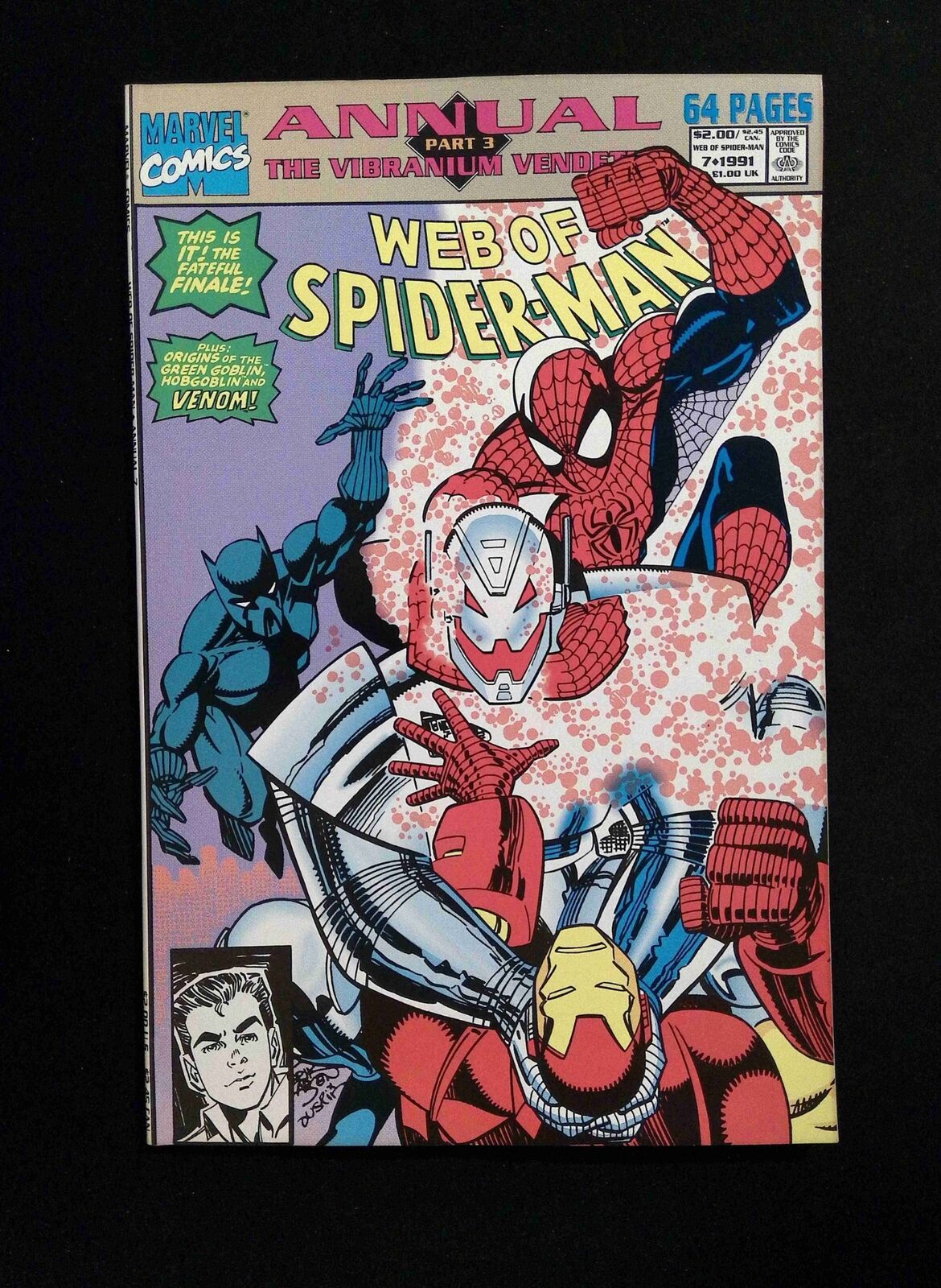 Web of Spider-Man Annual #7 MARVEL Comics 1991 VF/NM