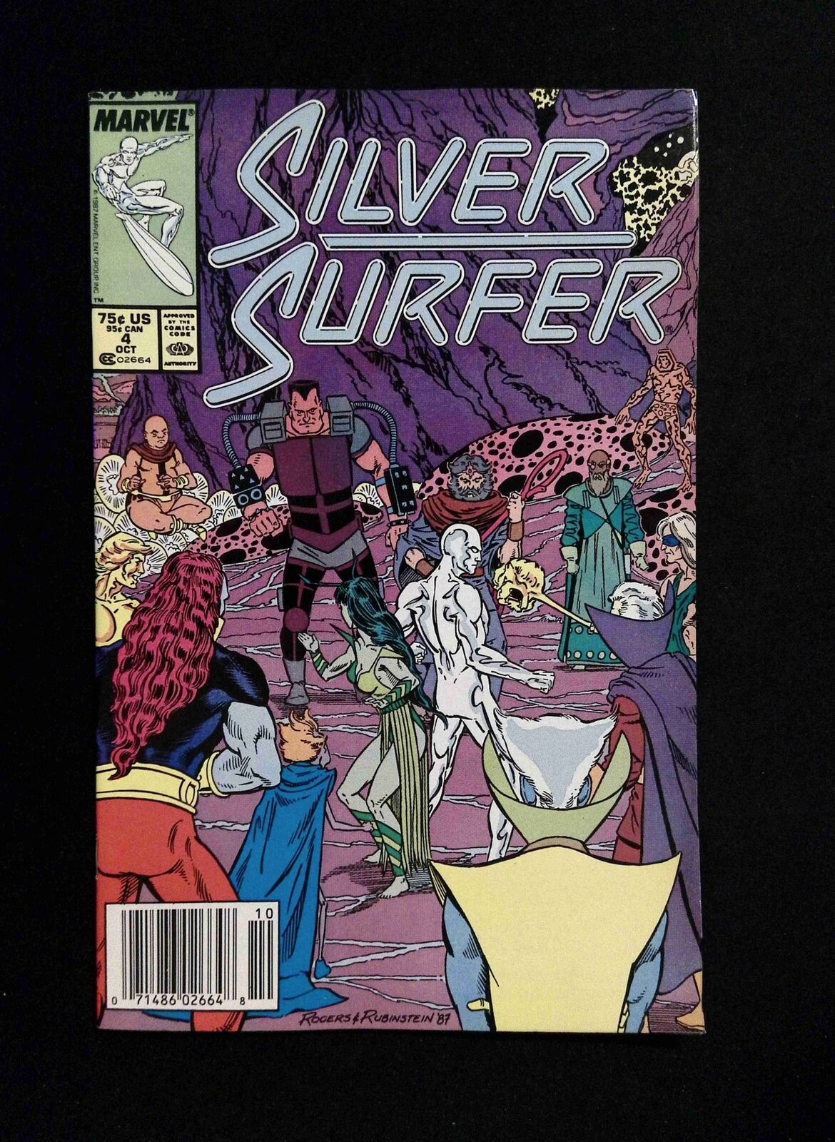 Silver Surfer #4 MARVEL Comics 1987 VF NEWSSTAND