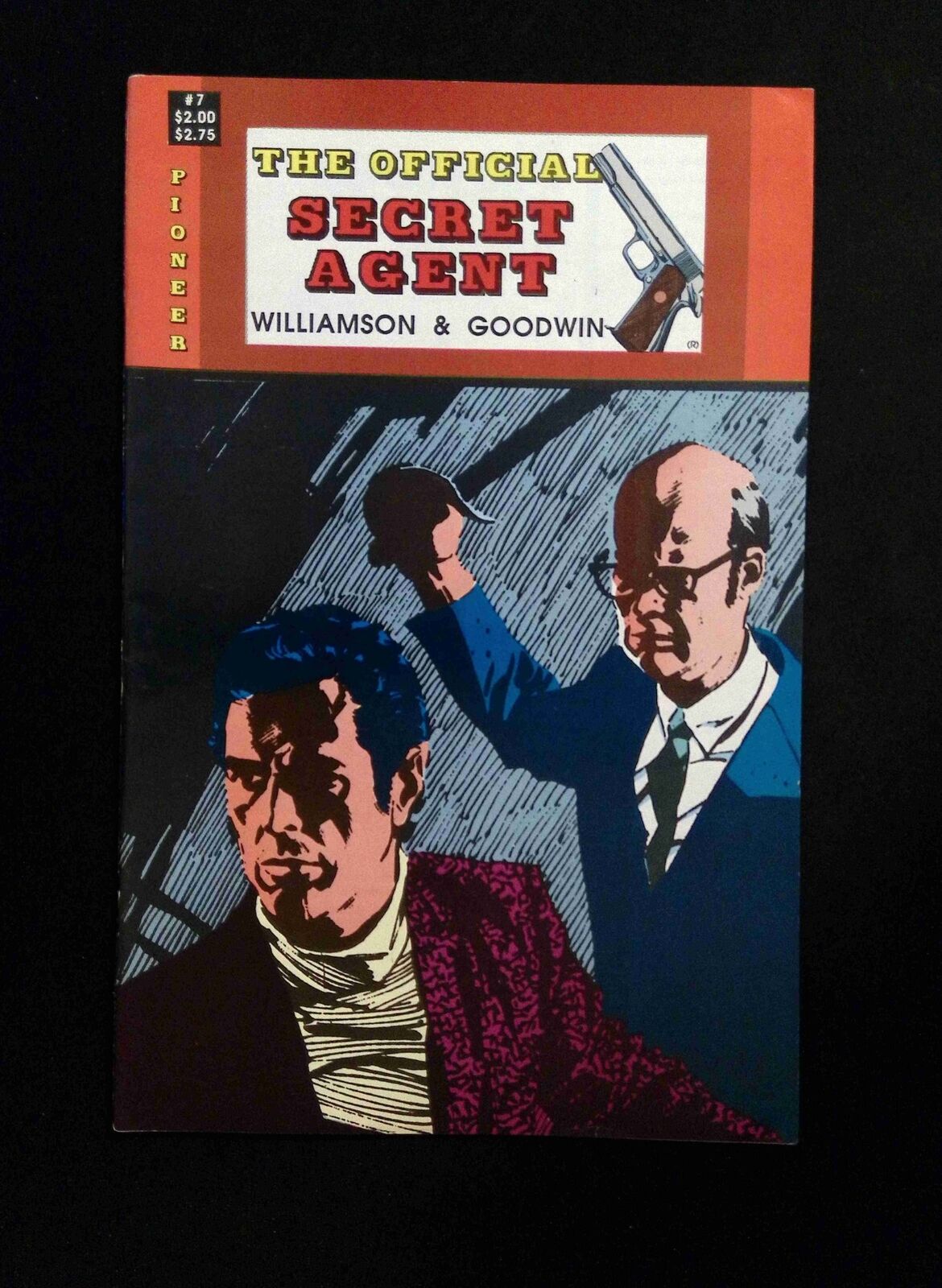 Official Secert Agent #7 PIONEER Comics 1988 VF-