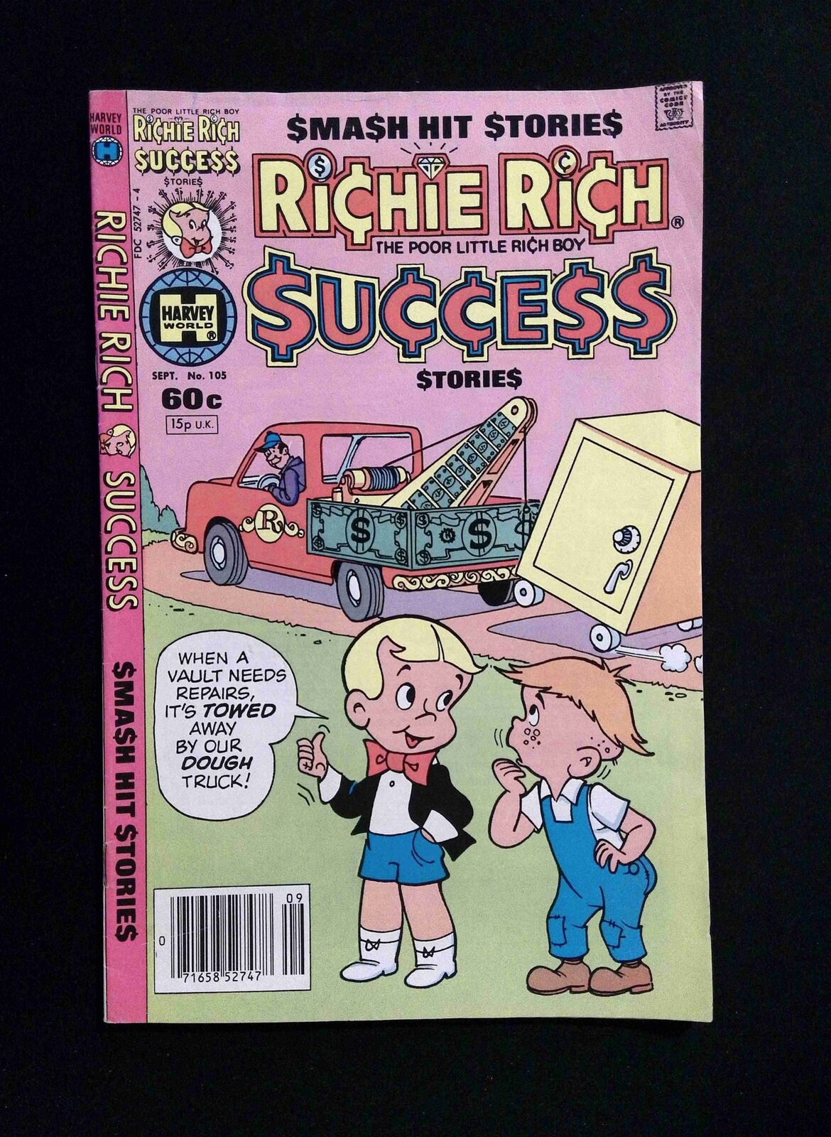 Richie Rich Success Stories #105 HARVEY Comics 1982 FN+ NEWSSTAND