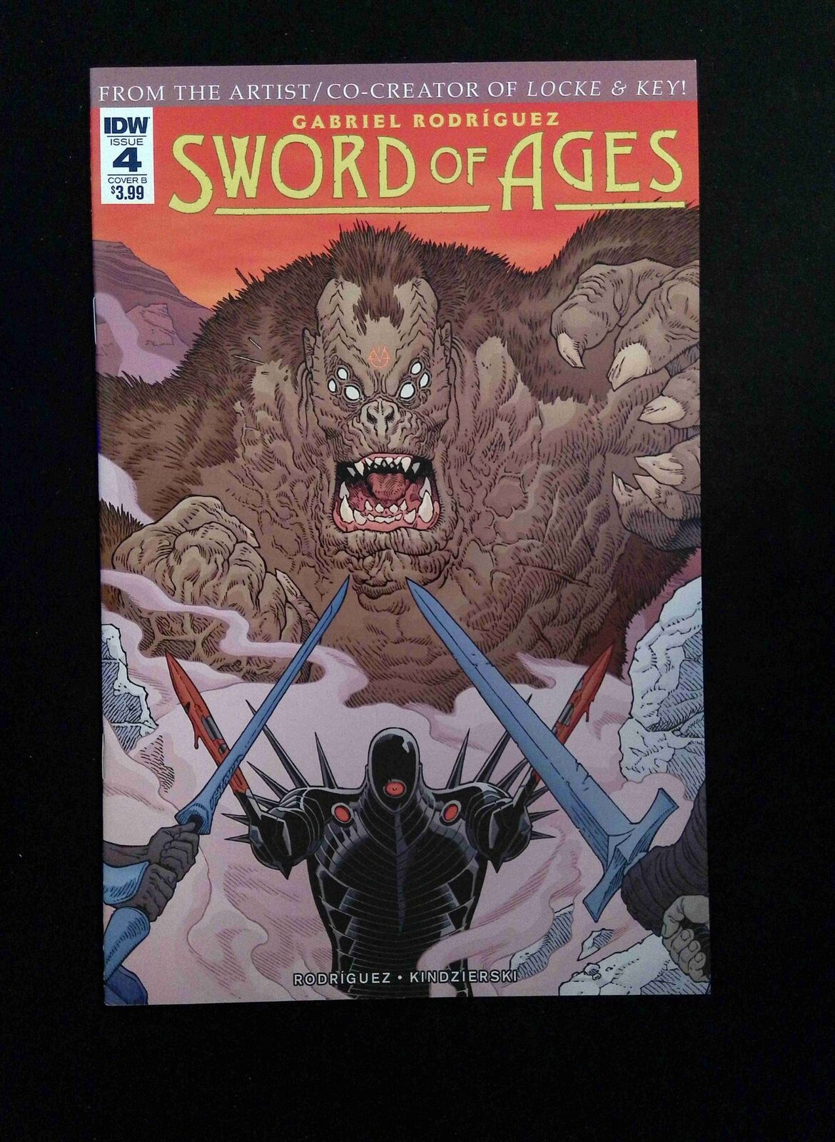 Sword of Ages #4B IDW Comics 2018 NM Rodriguez Variant