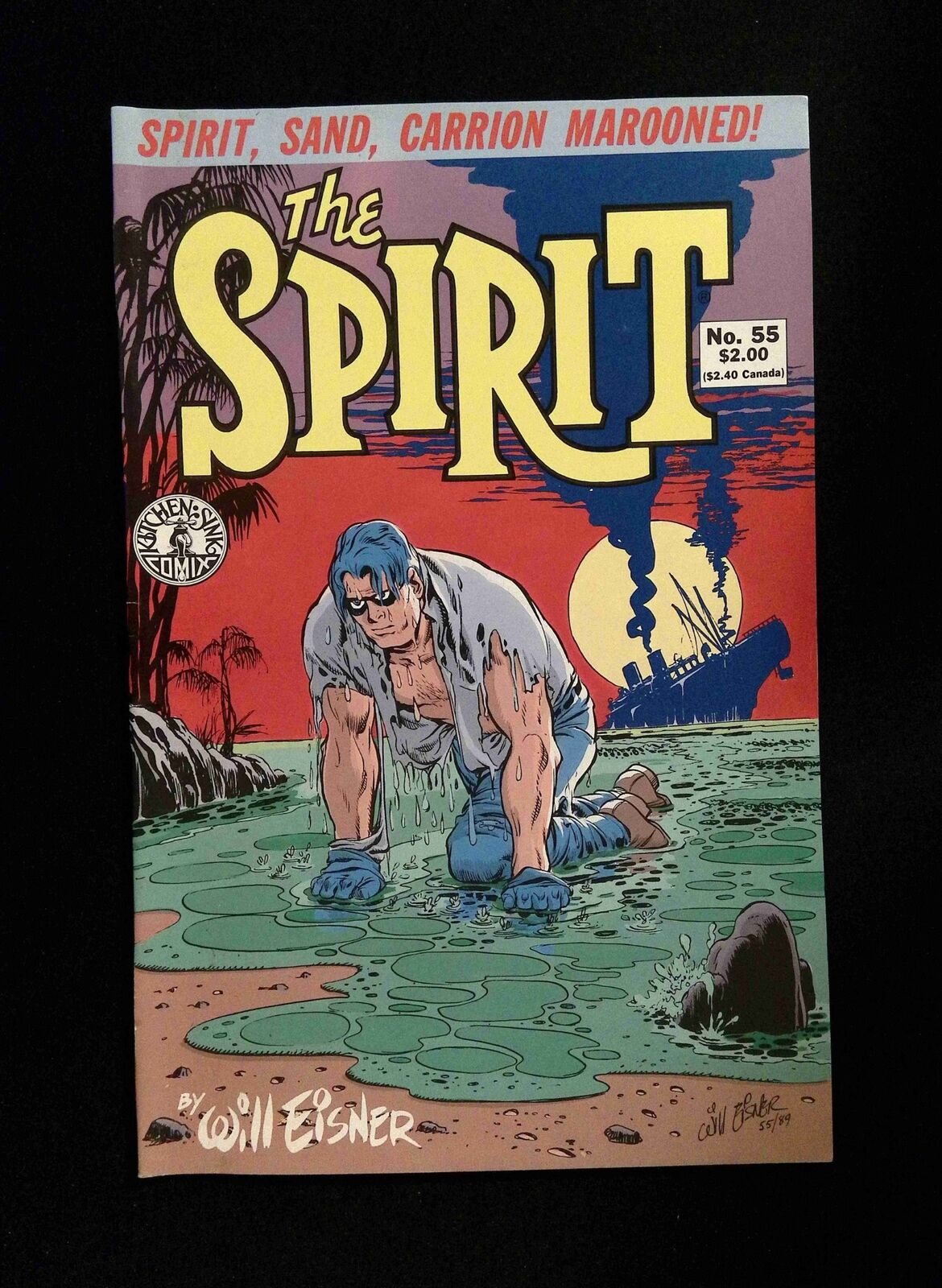 Spirit #55 KITCHEN SINK Comics 1989 VF+