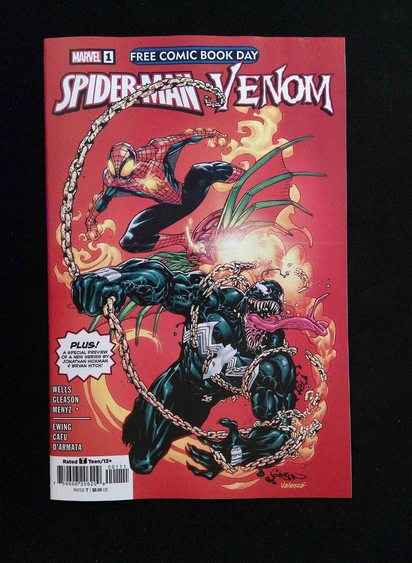 Spider-Man Venom FCBD #1 MARVEL Comics 2023 NM