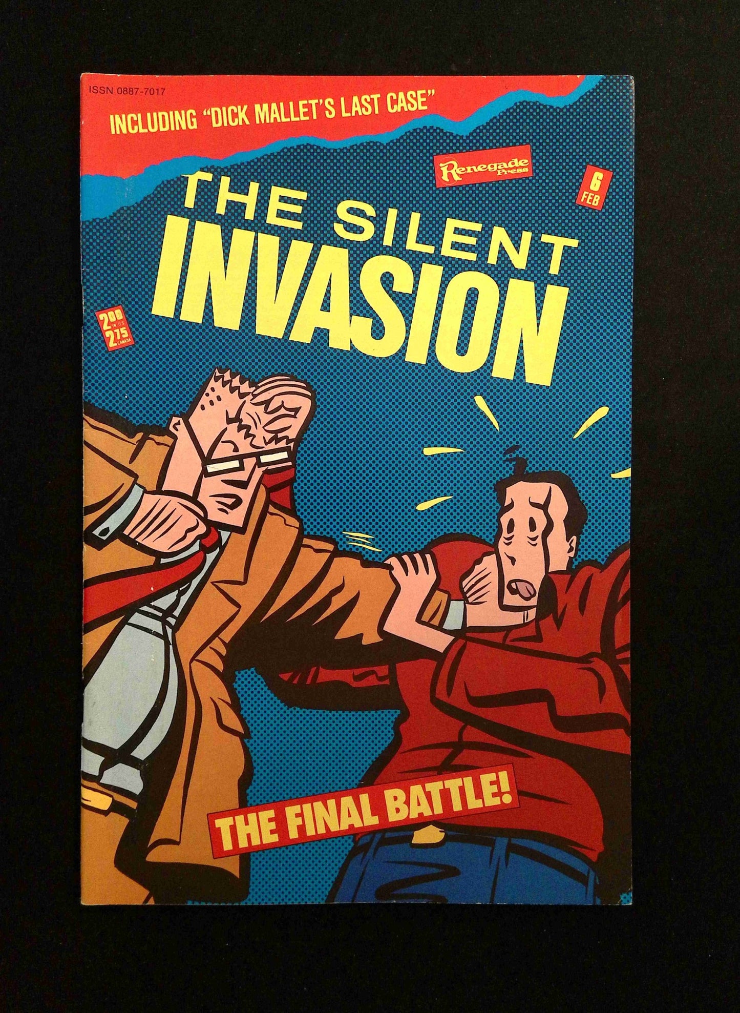 Silent Invasion #6 RENEGADE PRESS Comics 1987 VF
