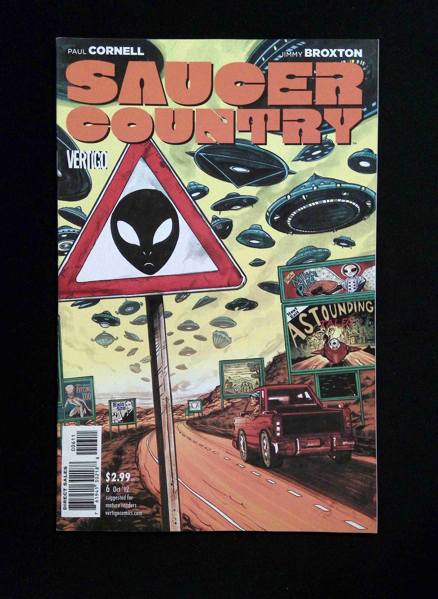 Saucer Country #6 DC/VERTIGO Comics 2012 VF+