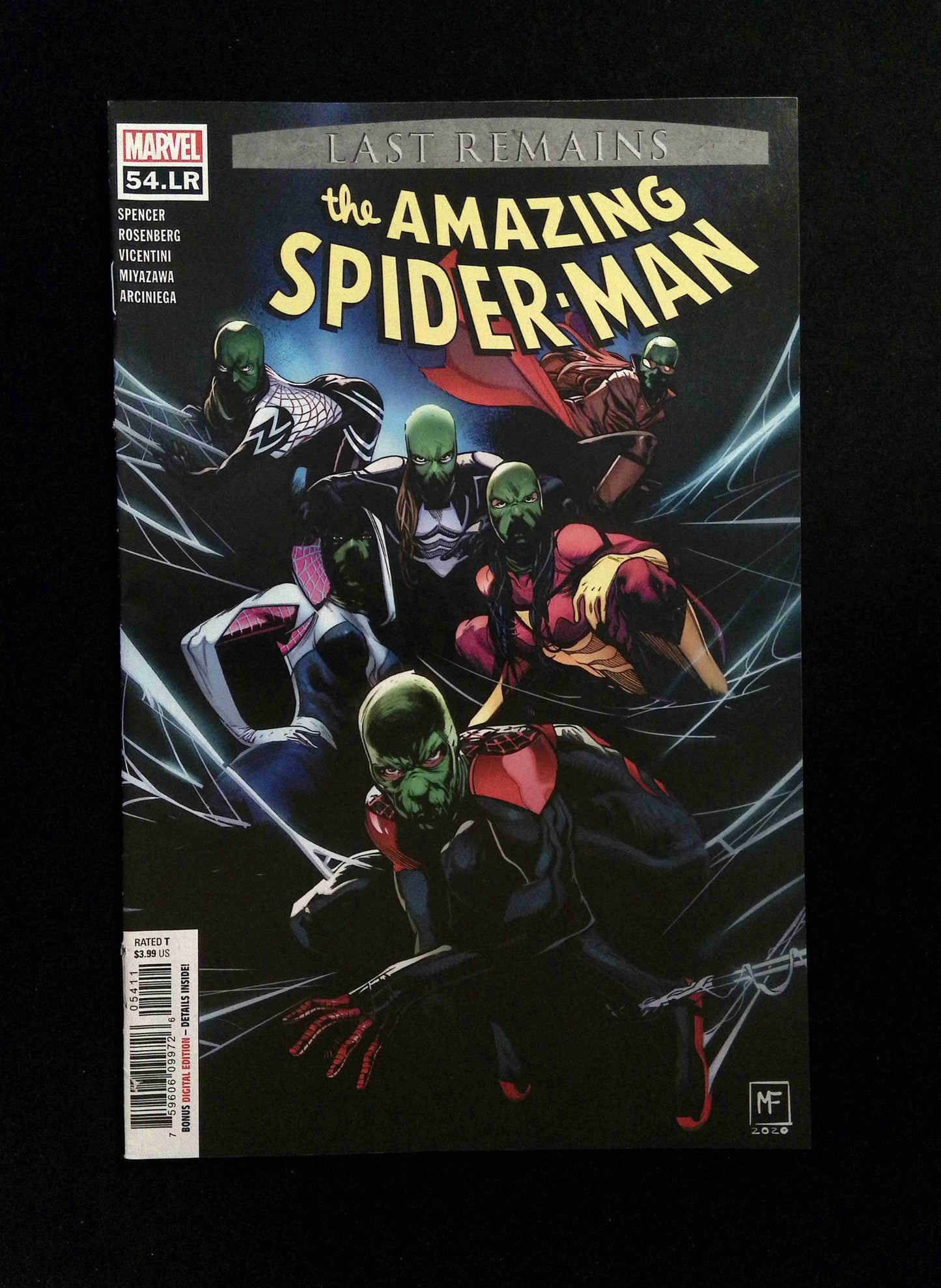 Amazing Spider-Man #54LR (6th Series) Marvel 2021 VF+ Last Remains Variant