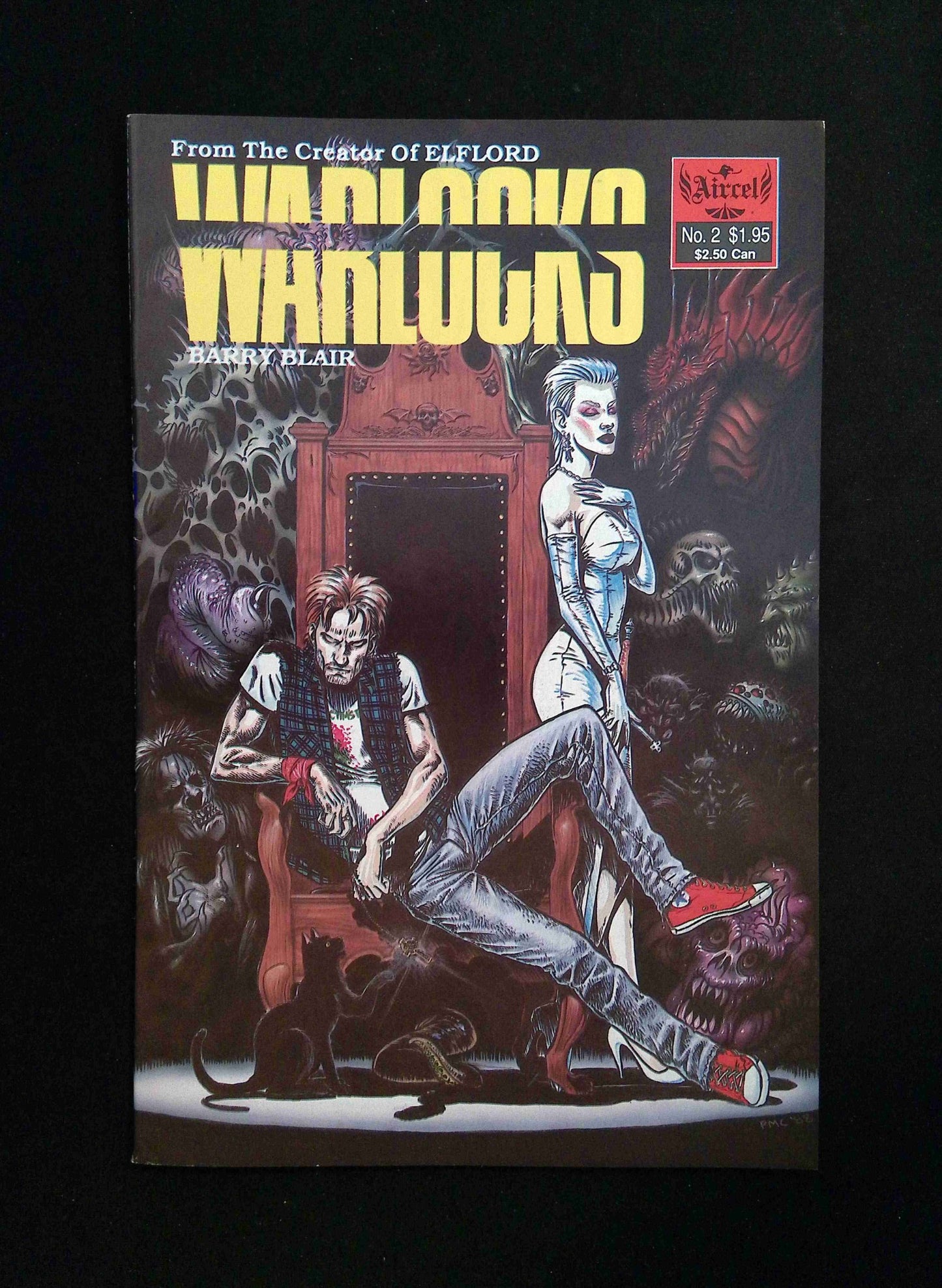 Warlocks #2 AIRCEL Comics 1988 VF+