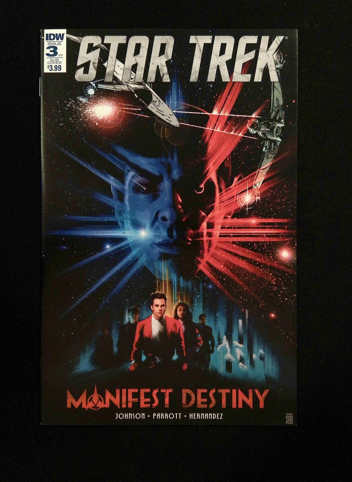 Star Trek Manifest Destiny #3SUB IDW Comics 2016 VF/NM SHASTEEN VARIANT