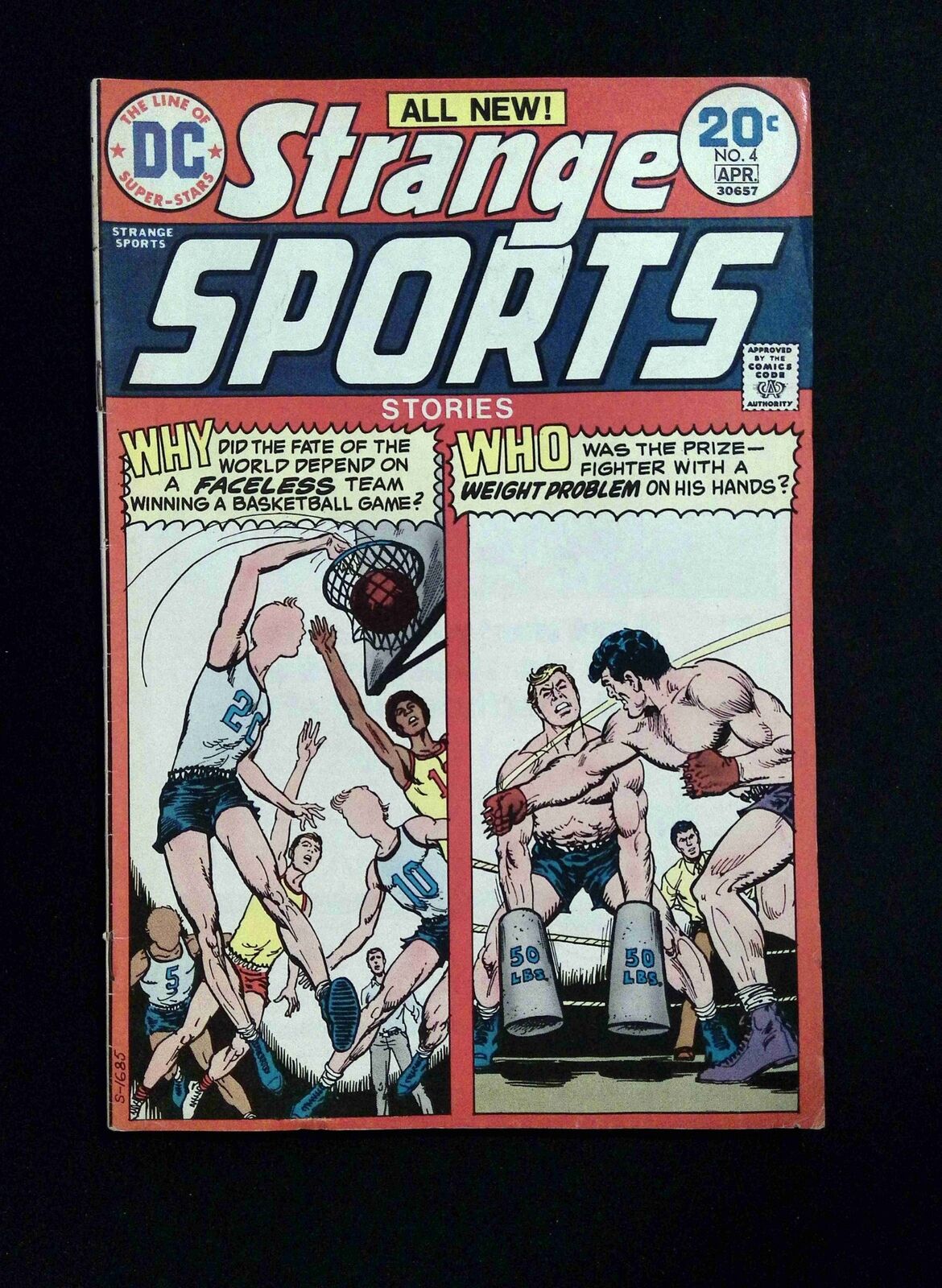 Strange Sports Stories #4 DC Comics 1974 FN
