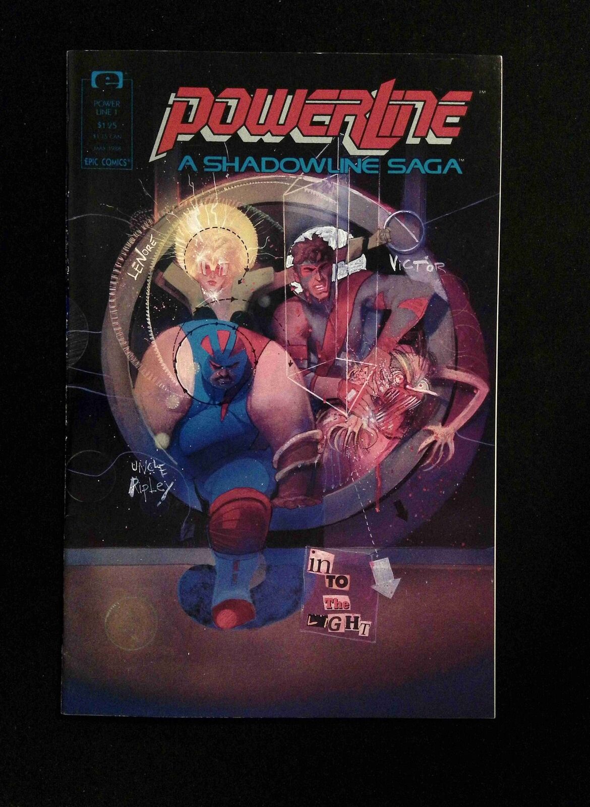 Powerline #1 Marvel/Epic Comics 1988 VF