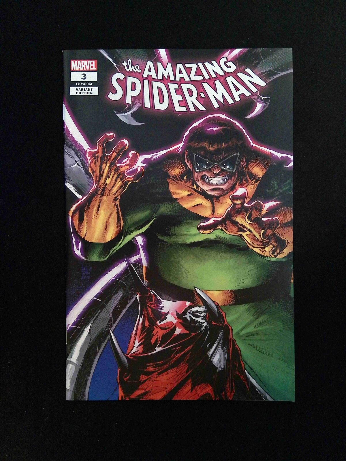 Amazing Spider-Man #3LGY 804 (6th Series) Marvel Comics 2018 NM Tan Variant