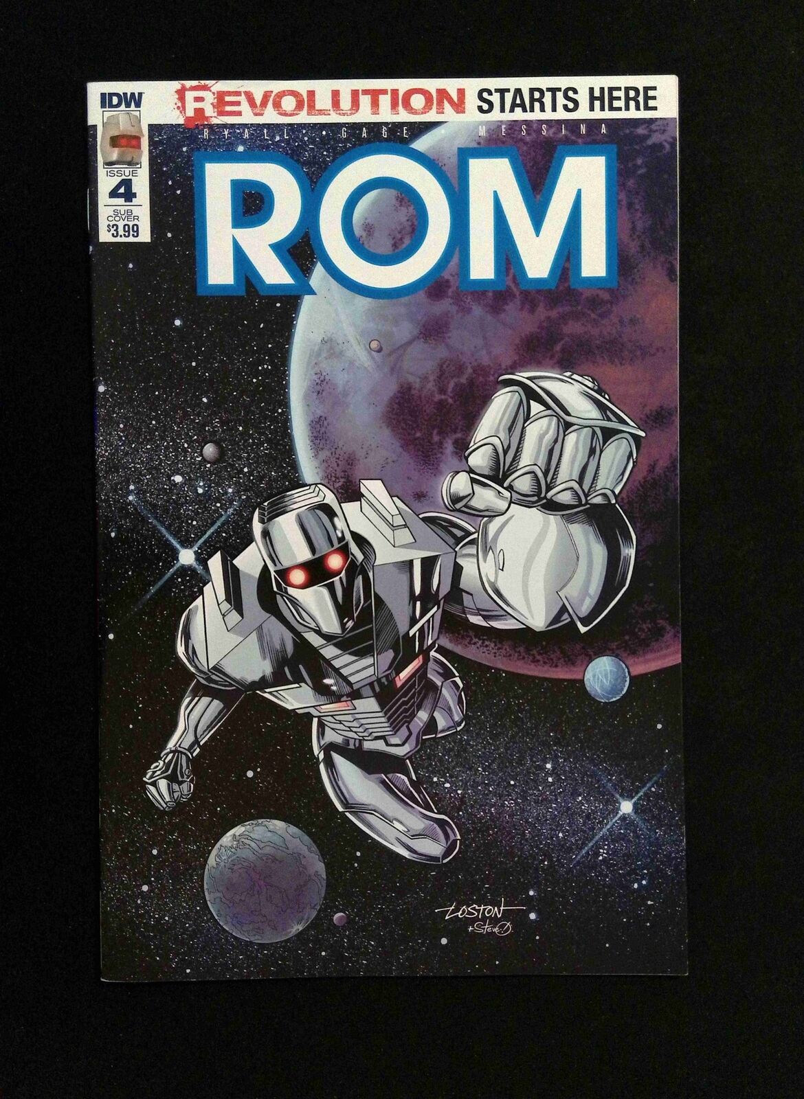 Rom #4SUB.C IDW Comics 2016 VF Wallace Variant